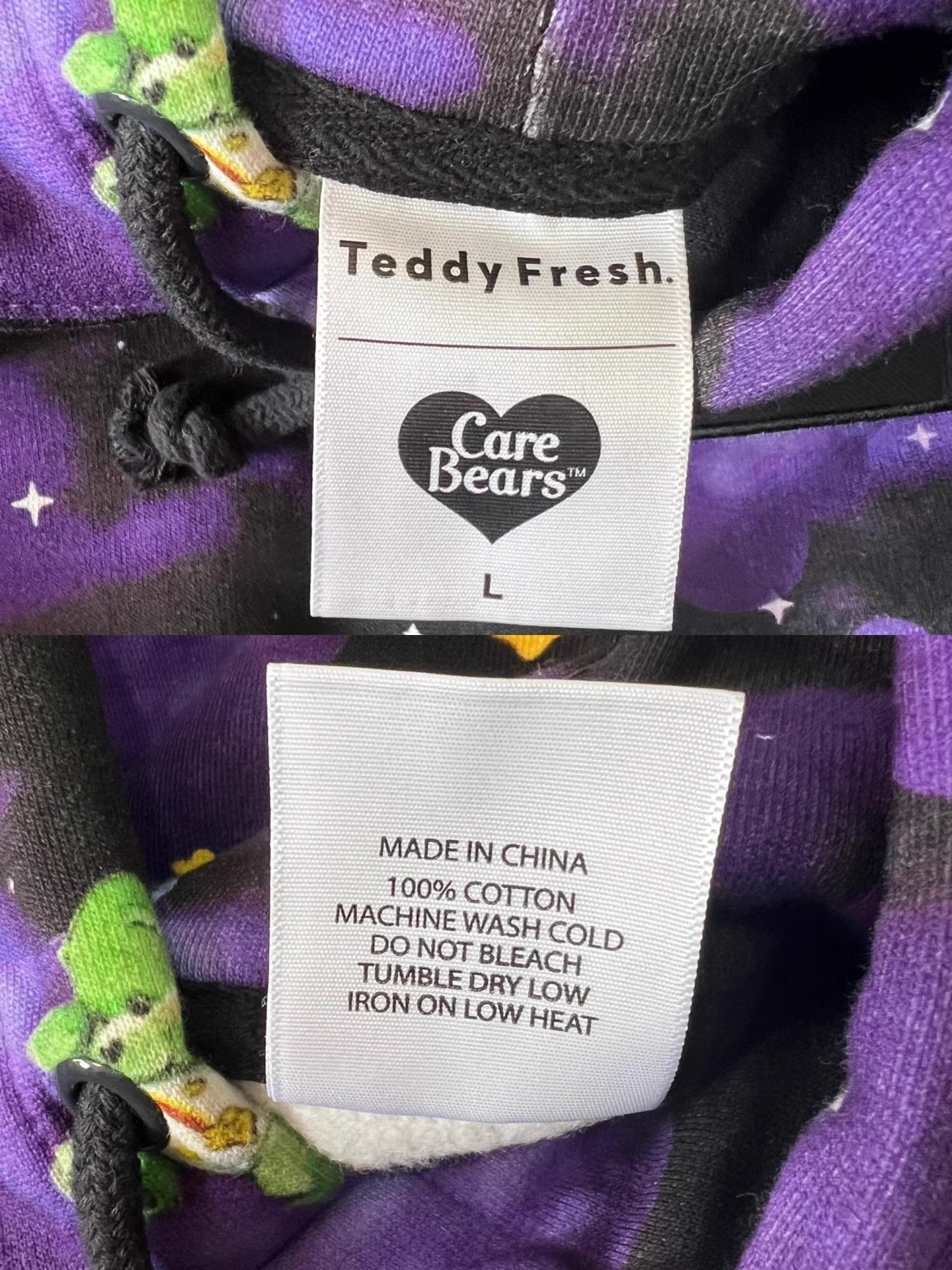 Teddy Fresh Teddy Fresh x Care Bears Starry Sky Bear Fleece Hoodie Q7 Size US L / EU 52-54 / 3 - 6 Thumbnail
