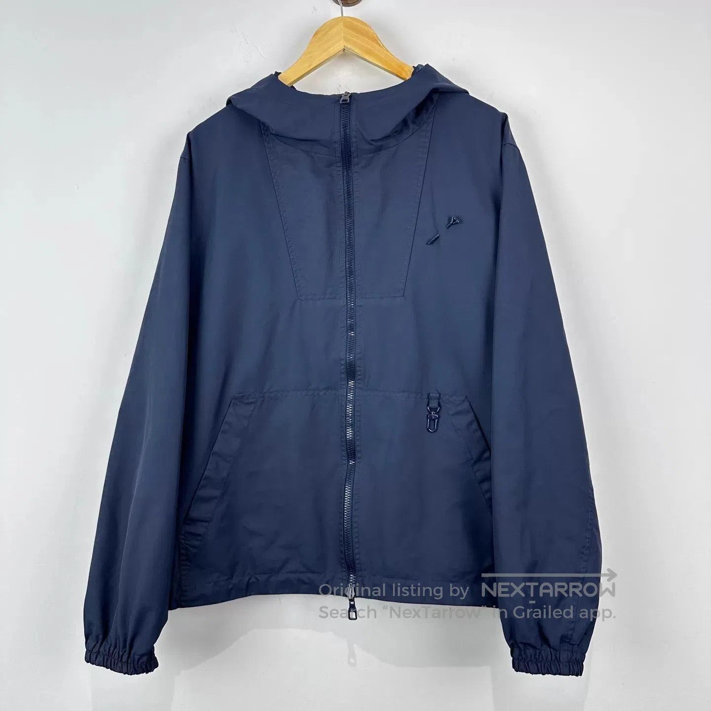 Louis Vuitton Blue Hooded Light Jacket, Size L. Size US L / EU 52-54 / 3 - 3 Thumbnail