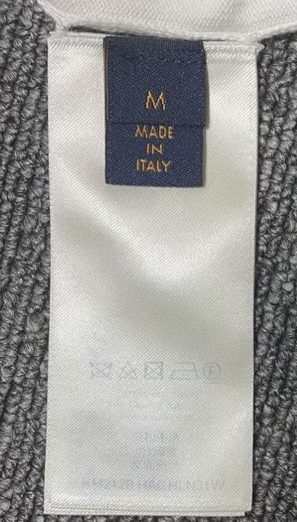 Louis Vuitton Louis Vuitton LV White Phantom Logo Knit Short Sleeve K12 Size US M / EU 48-50 / 2 - 6 Thumbnail