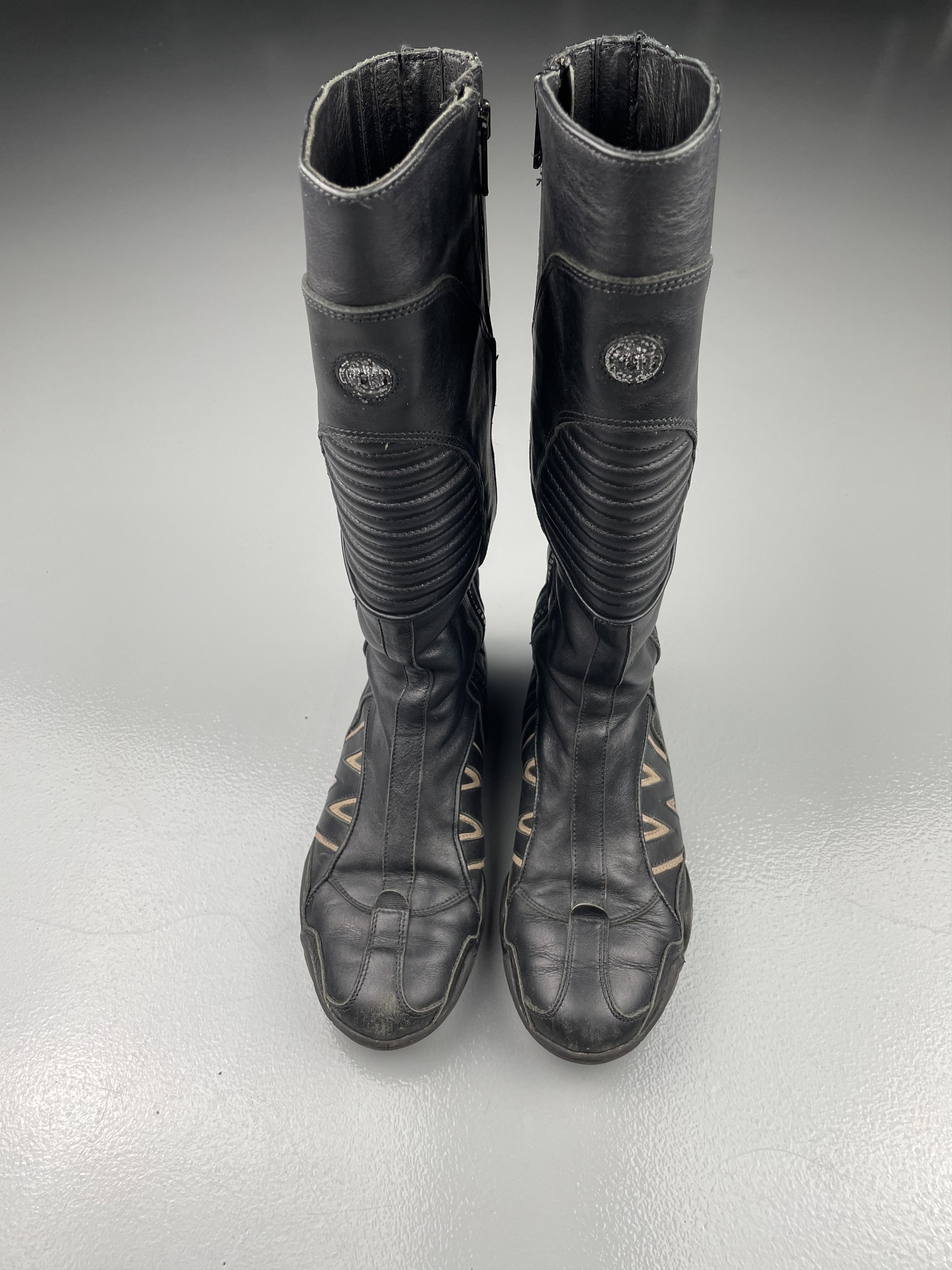 Walter Van Beirendonck vintage Walter Van Beirendonck W.&L.T. - leather biker boots Size US 7 / IT 37 - 5 Thumbnail