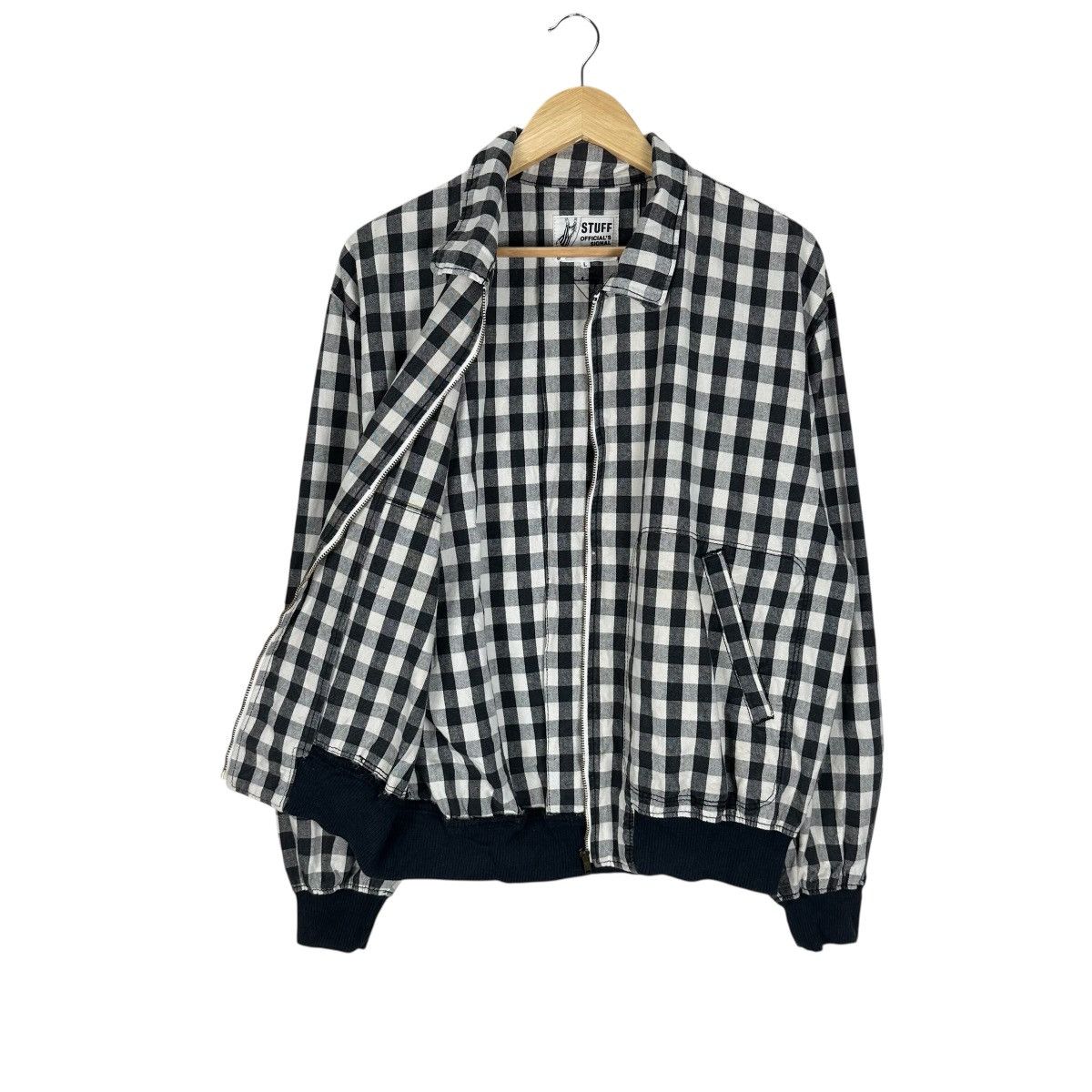 Edwin VINTAGE EDWIN CHECKERED HERRINGTON JACKET Size US L / EU 52-54 / 3 - 5 Thumbnail
