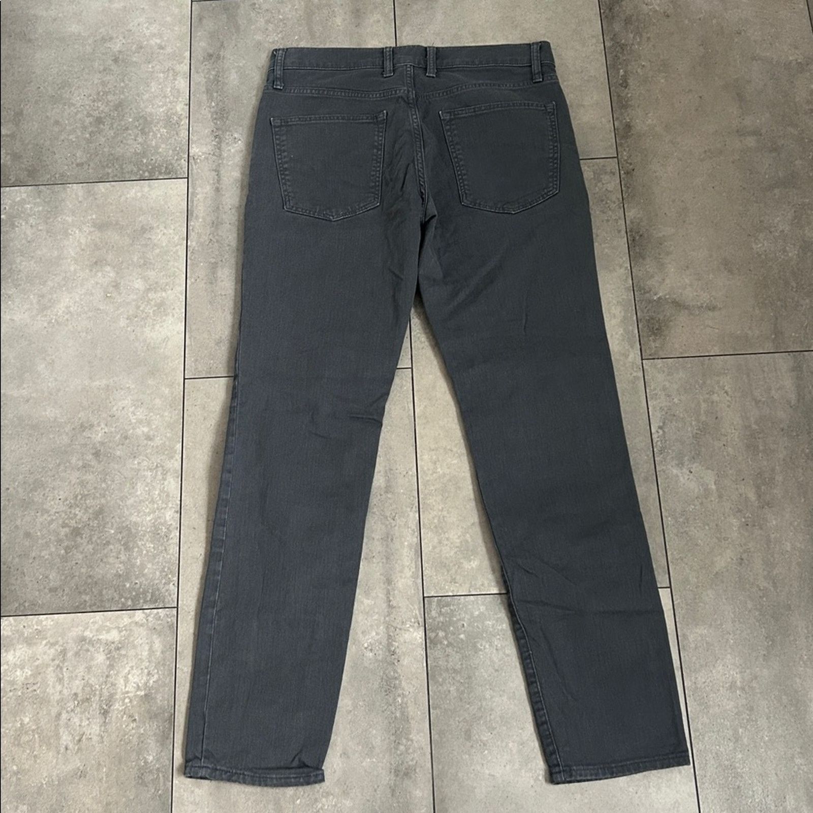 DSTLD DSTLD Men's slim jeans charcoal gray denim 31 X 30 Size US 31 - 3 Thumbnail