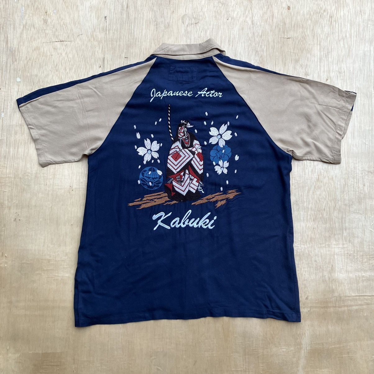 Japanese Brand HOUSTON JAPANESE ACTOR KABUKI SUKAJAN SHORT SLEEVE SHIRT Size US L / EU 52-54 / 3 - 1 Thumbnail