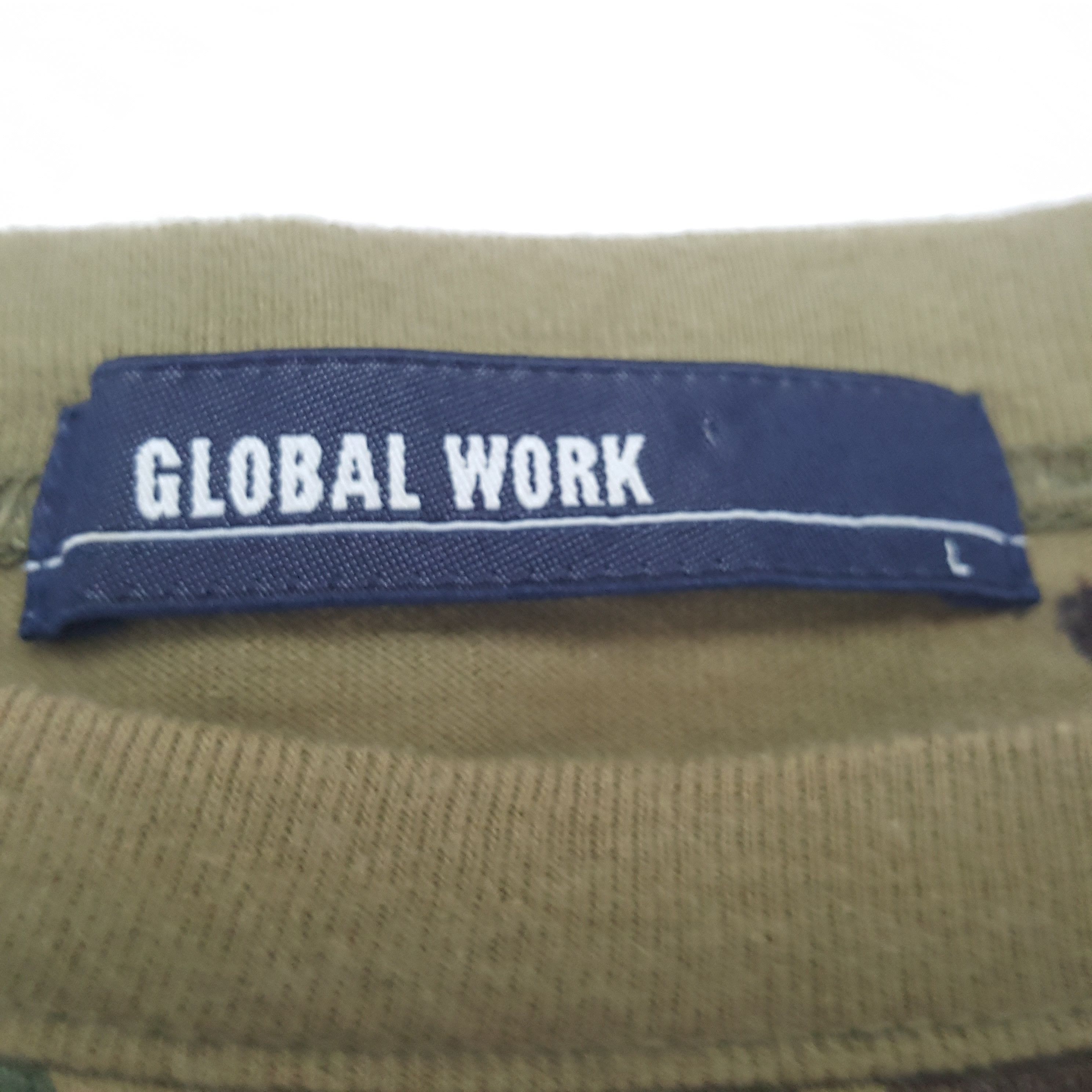 Global Work GLOBAL WORK Camo Design Tshirt C285N25 Size US XL / EU 56 / 4 - 5 Thumbnail