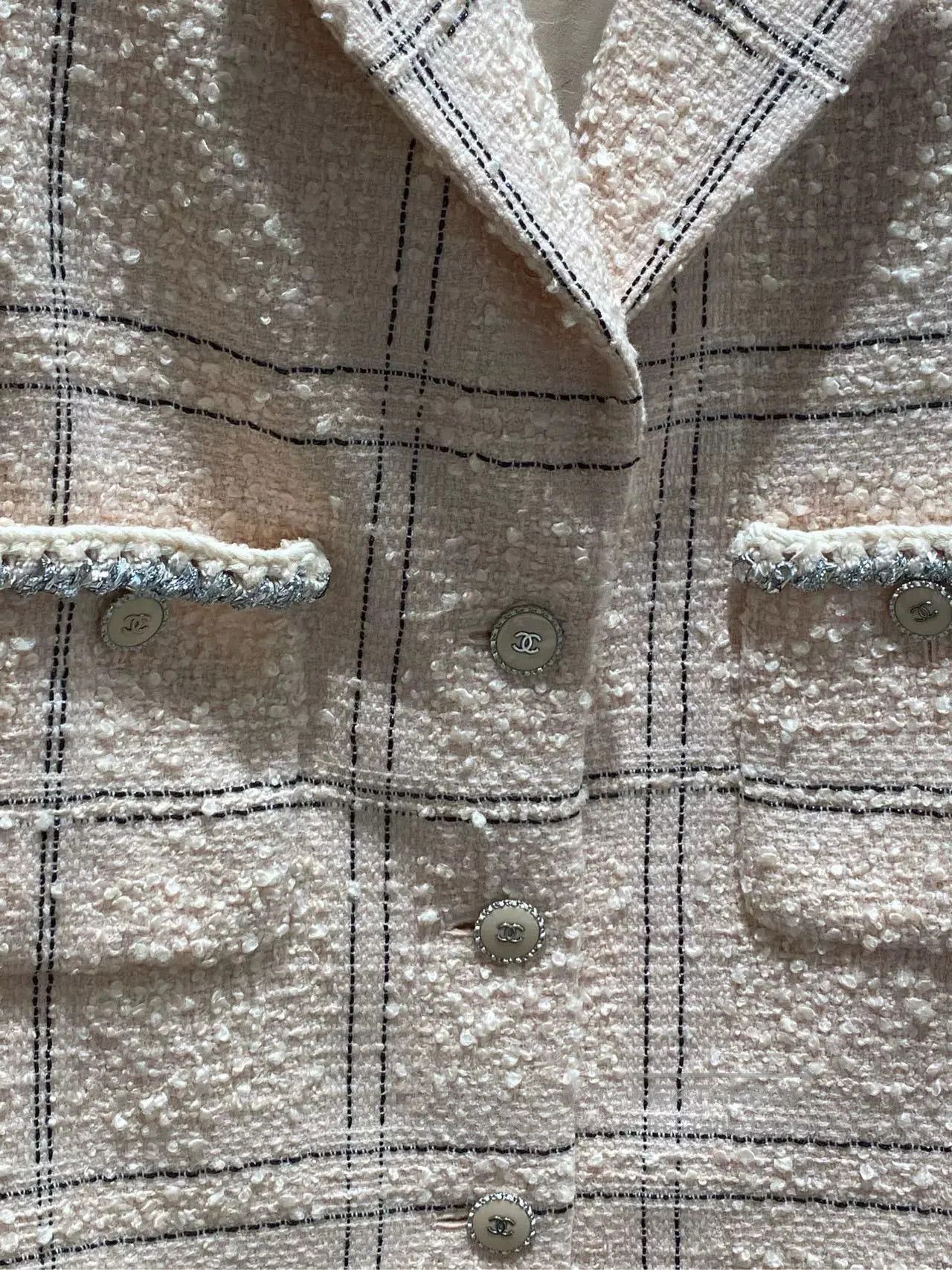 Chanel Chanel 21B Pink Tweed Jacket FR34. Size US XS / EU 42 / 0 - 3 Thumbnail