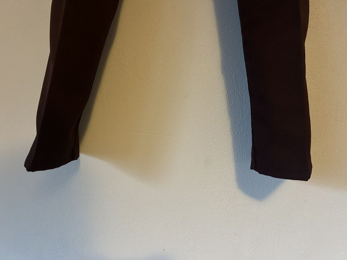 Prada Prada Logo Slim-Fit Trousers in Burgundy Size US 34 / EU 50 - 11 Thumbnail