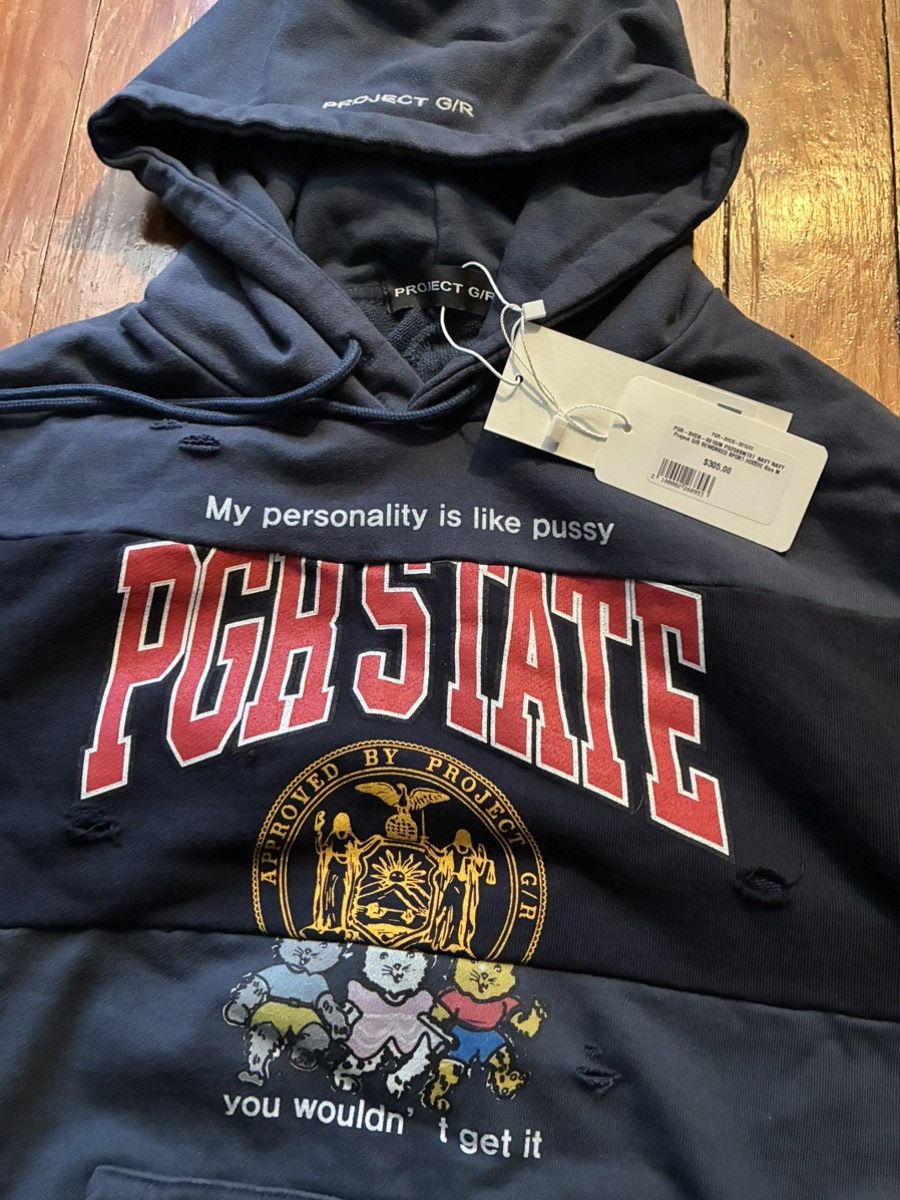 PROJECT G/R Project G/R Dirty Melange Reworked Hoodie Size US M / EU 48-50 / 2 - 6 Thumbnail