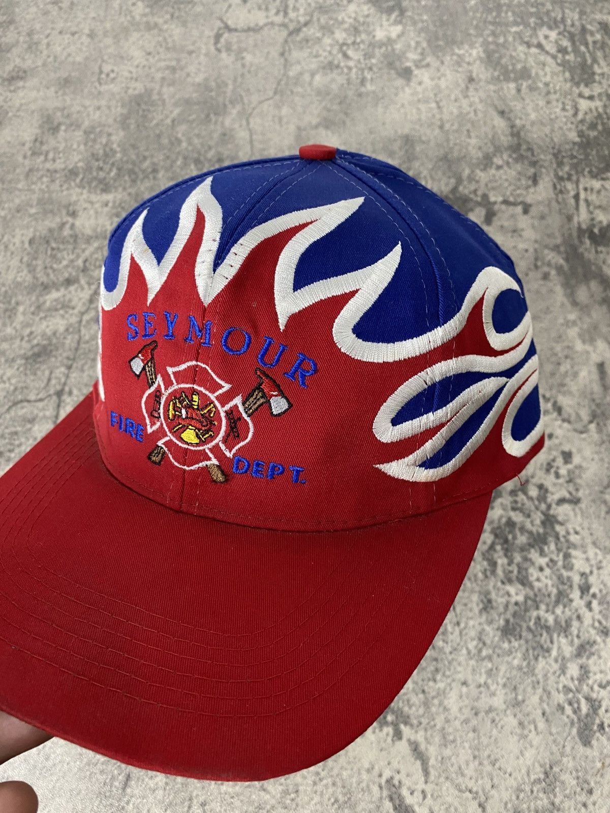 Vintage Vintage Flame Fire fighter Hat Size ONE SIZE - 2 Thumbnail