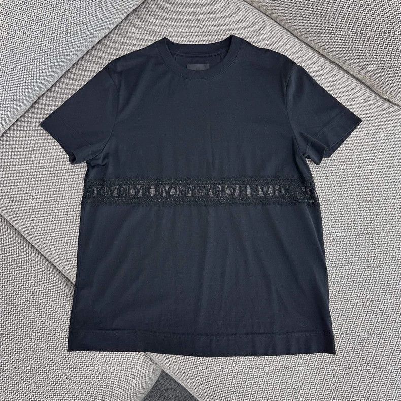 Givenchy Givenchy Lace Trimmed Short Sleeve T-shirt Size US XS / EU 42 / 0 - 1 Thumbnail