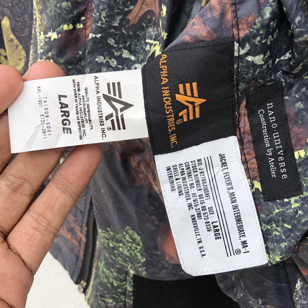 Alpha Industries ALPHA INDUSTRIES x nano universe reversible Bomber Jacket Size US L / EU 52-54 / 3 - 19 Thumbnail