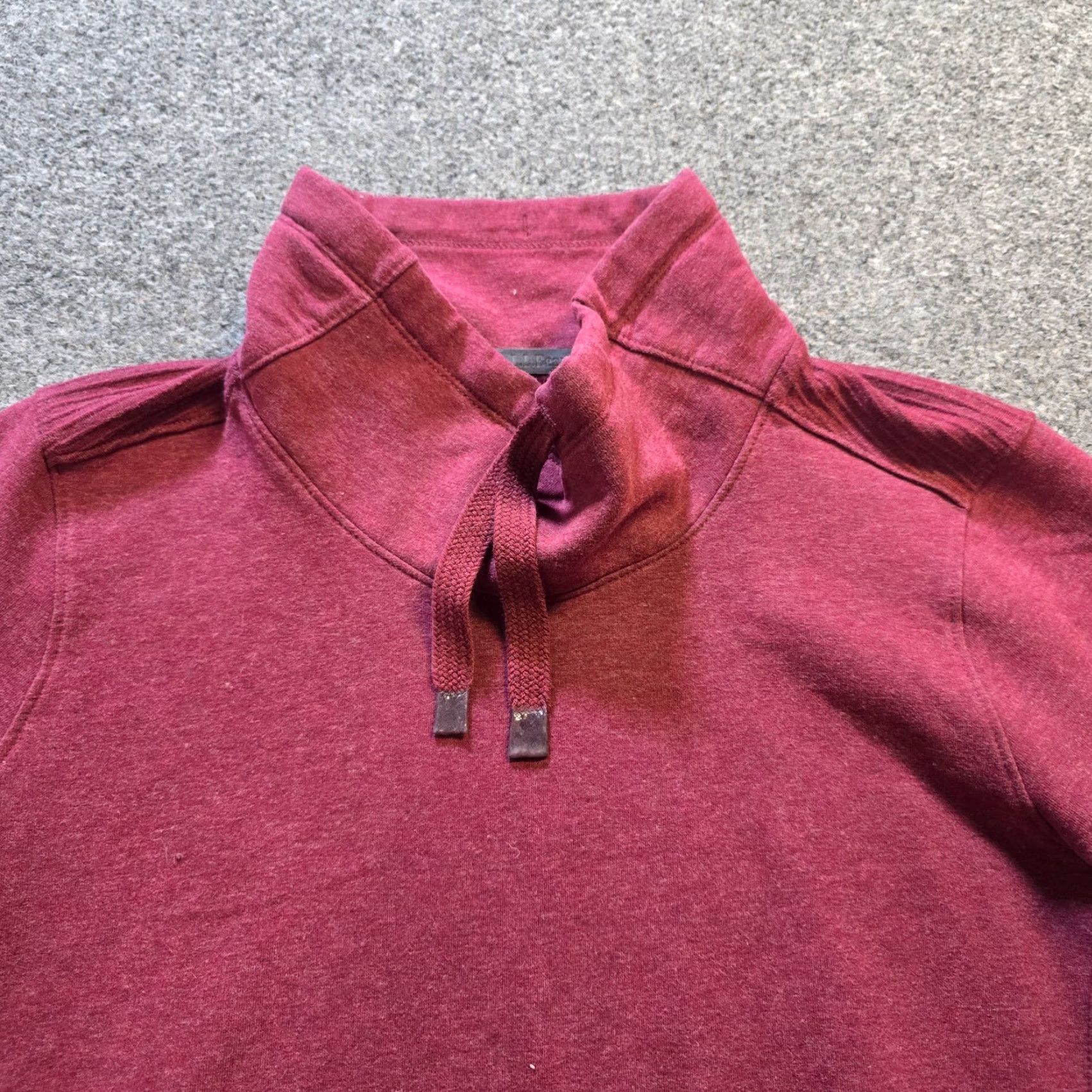 Vintage LL Bean Sweater Womens Medium Red Cozy Knit Cowl Neck Outdoor Casual Pullover Raglan Sleeve Winter Fall Spring Fashion Women Size M / US 6-8 / IT 42-44 - 2 Thumbnail