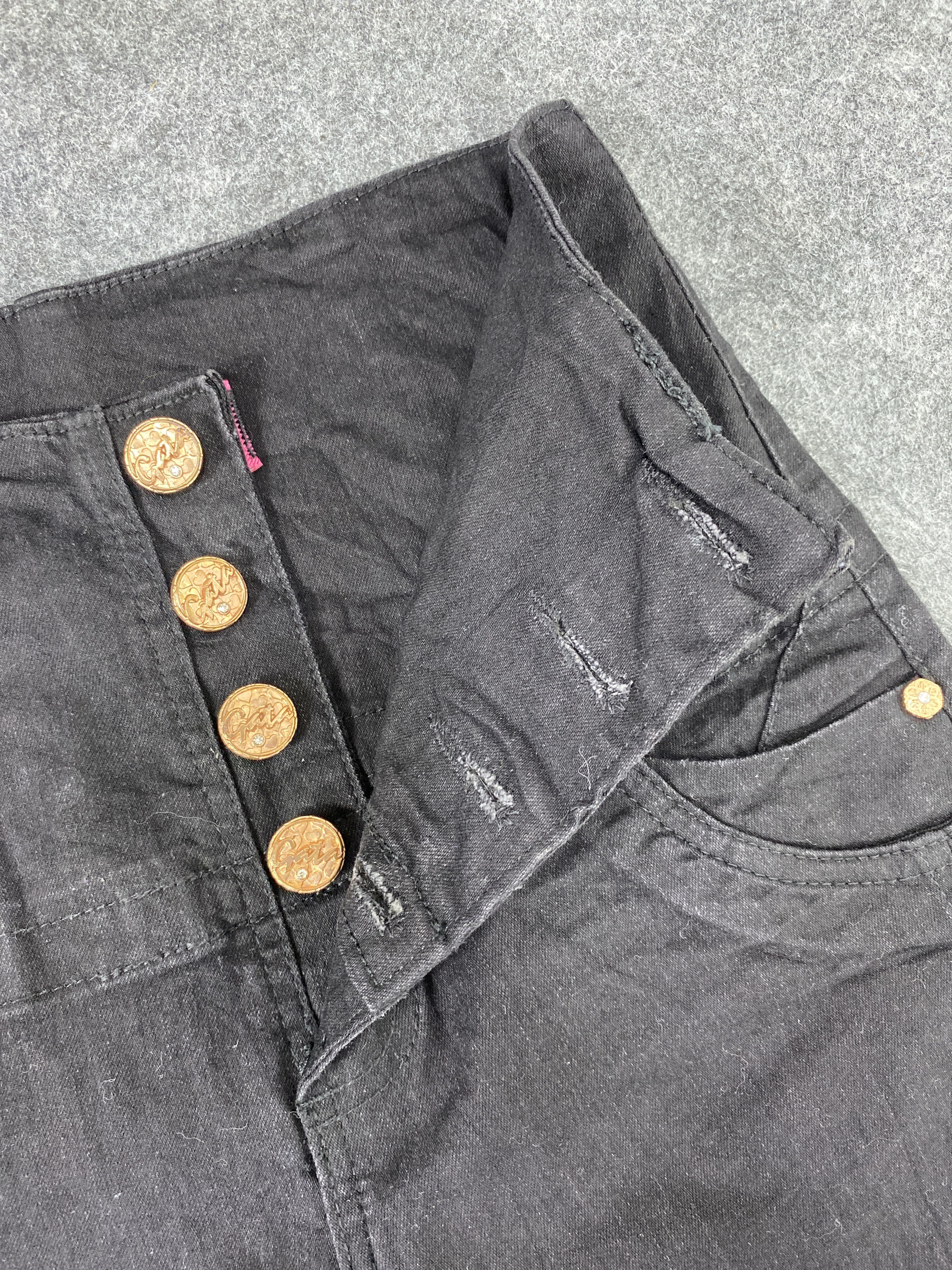 Jean Gata Black Denim - J1017 Size 26" / US 2 / IT 38 - 9 Thumbnail