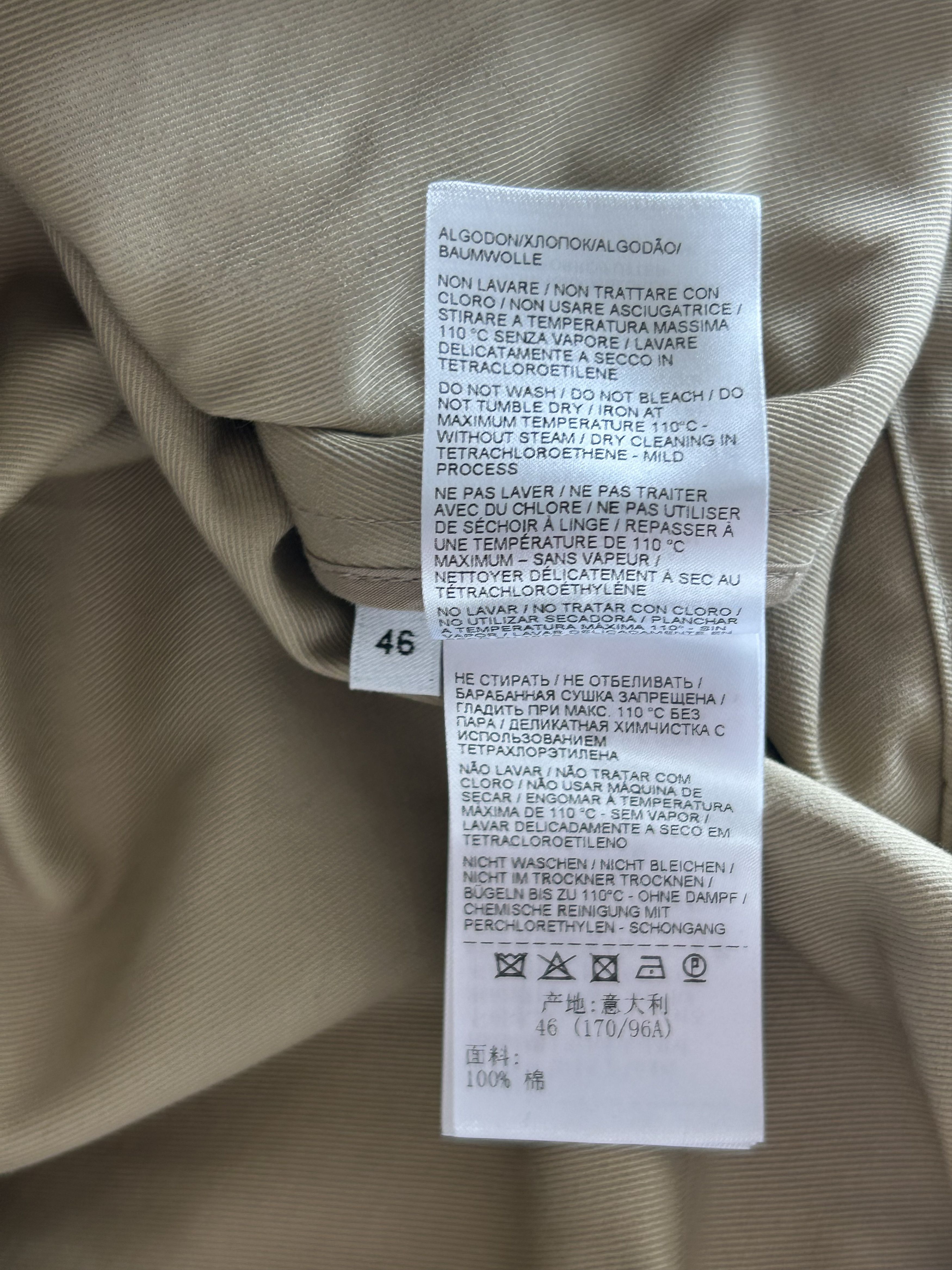 Bottega Veneta Bottega Veneta Beige Button Up Work Jacket Size US S / EU 44-46 / 1 - 5 Thumbnail