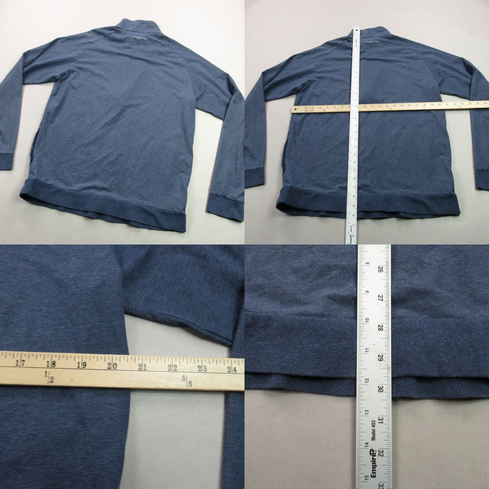 TravisMathew Travis Mathew Sweater Mens Large Long Sleeve Pullover 1/4 Zip Blue Golf Size US L / EU 52-54 / 3 - 8 Thumbnail