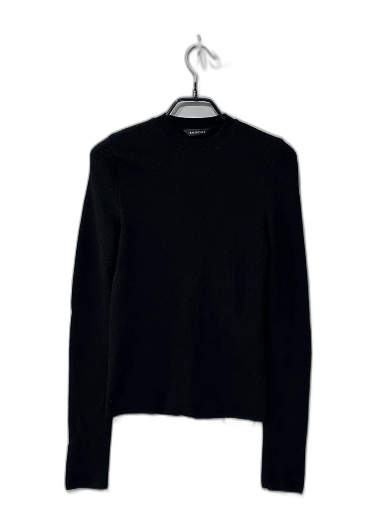 Balenciaga Long Sleeve Knit Sweater