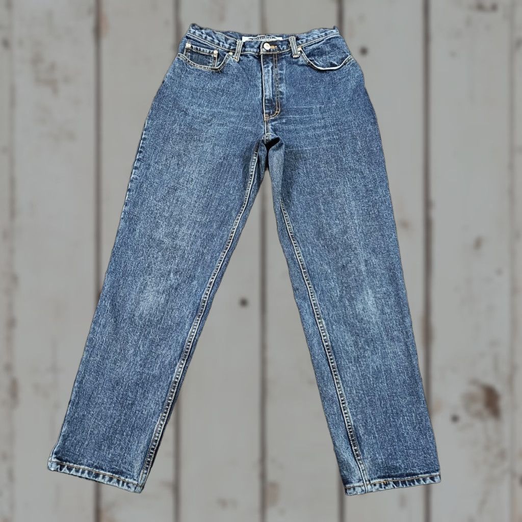 VINTAGE Anchor Blue Jeans Womens 11 Tapered Baggy Denim Cotton