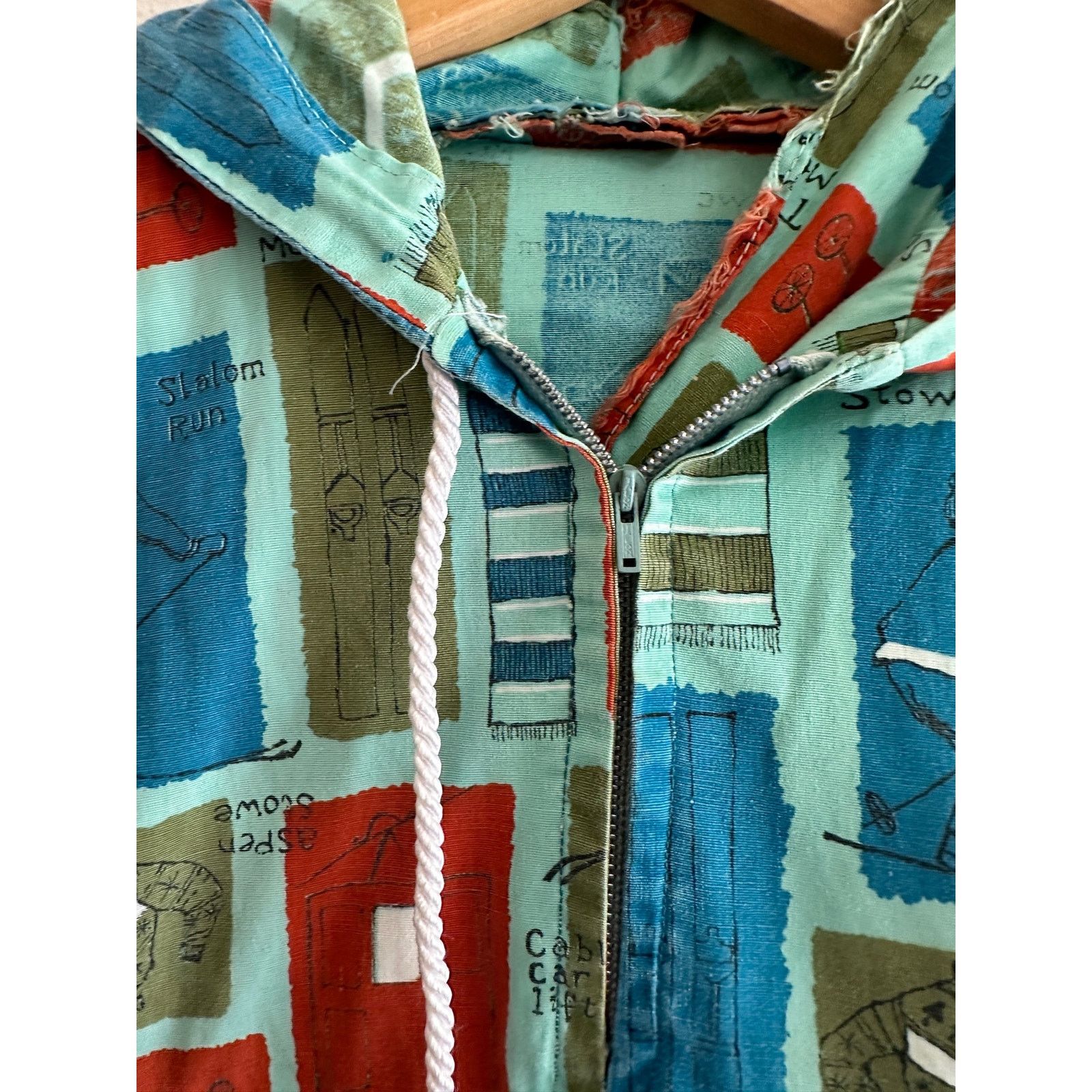 Other 60s Handmade Ski Theme Pullover Size US M / EU 48-50 / 2 - 10 Thumbnail
