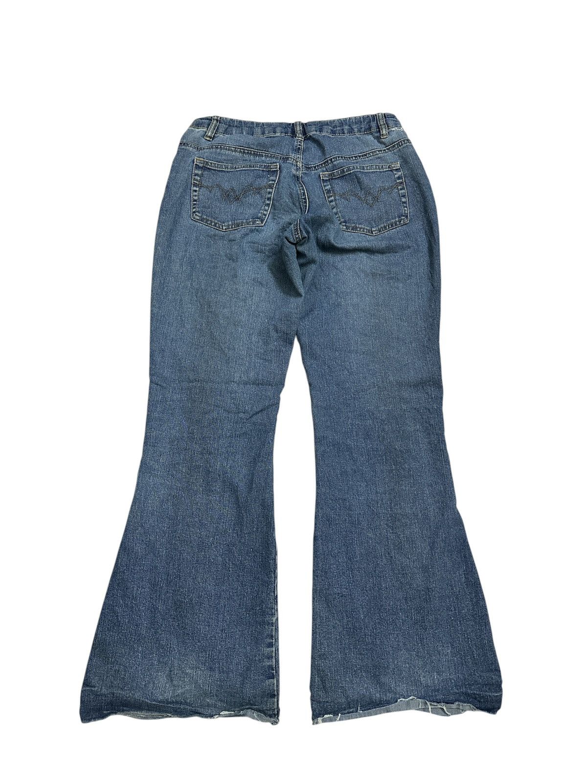 Rick Owens Distressed Wink Wink Flare Y2K Jeans Goa Lgb If Six Was Nine Size US 31 - 7 Thumbnail