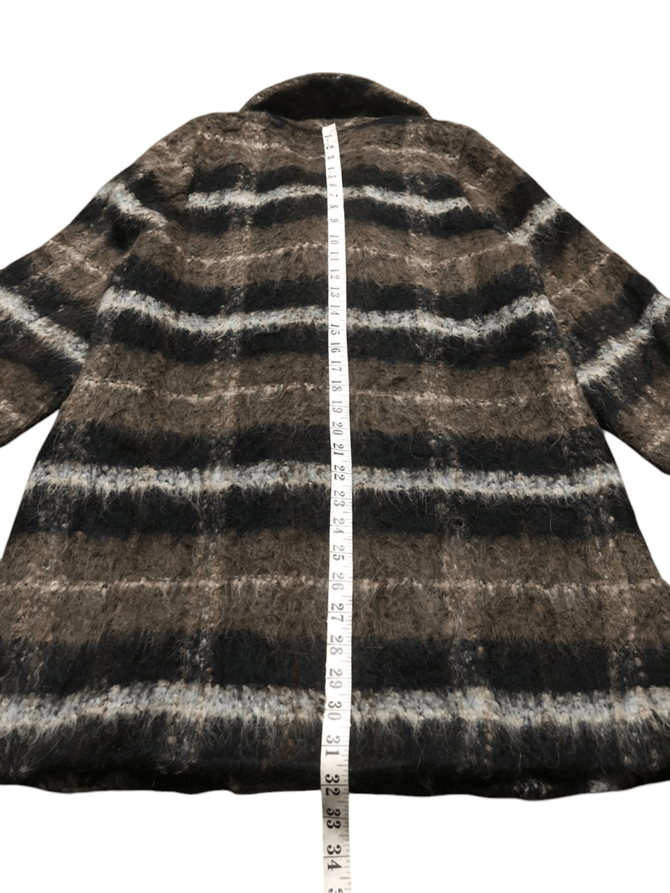 Diesel Diesel Checked Mohair Double Breasted Overcoat Size XS / US 0-2 / IT 36-38 - 17 Thumbnail