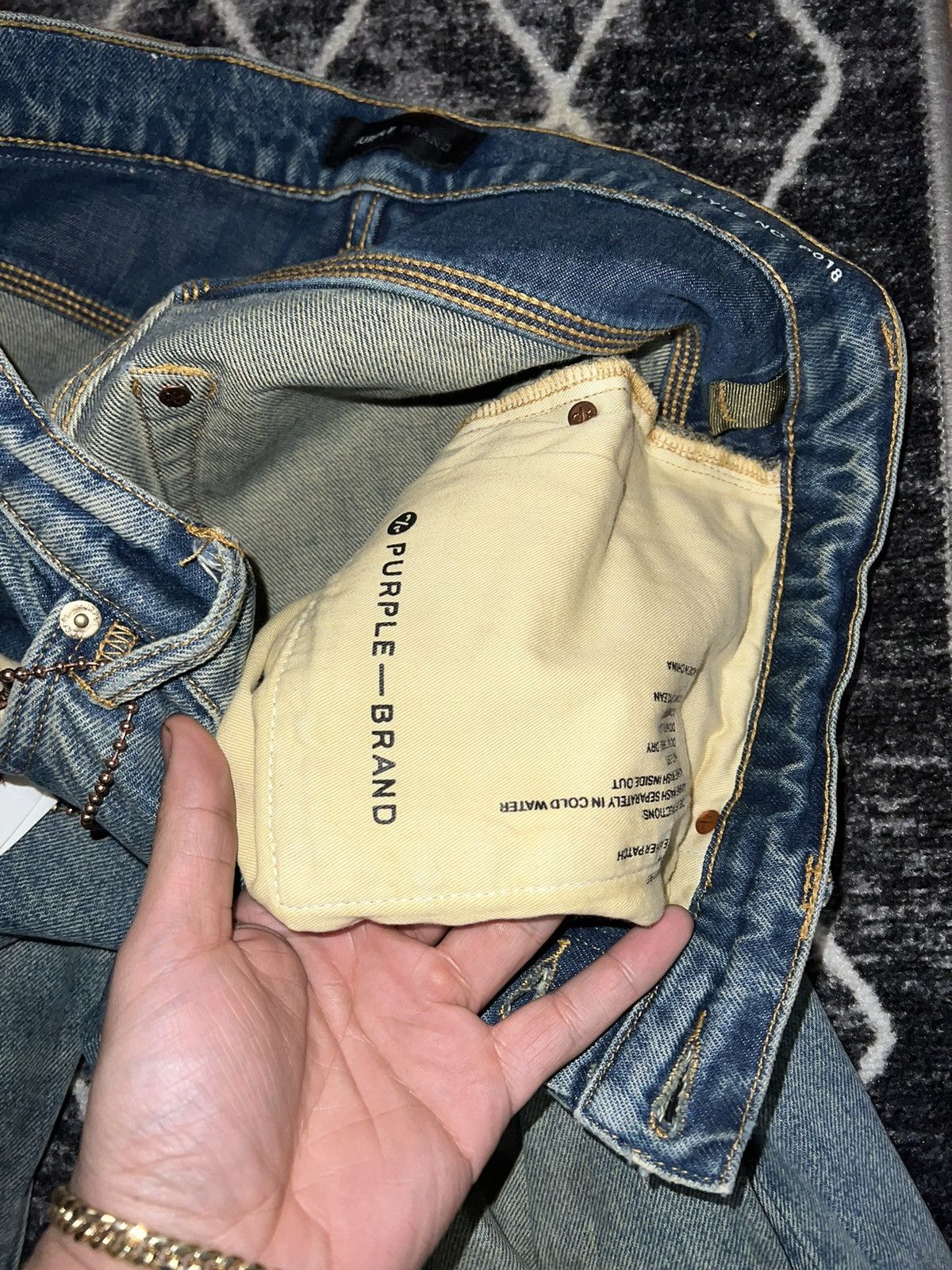 Purple × Purple Brand PO18 purple jeans Size US 30 / EU 46 - 3 Thumbnail
