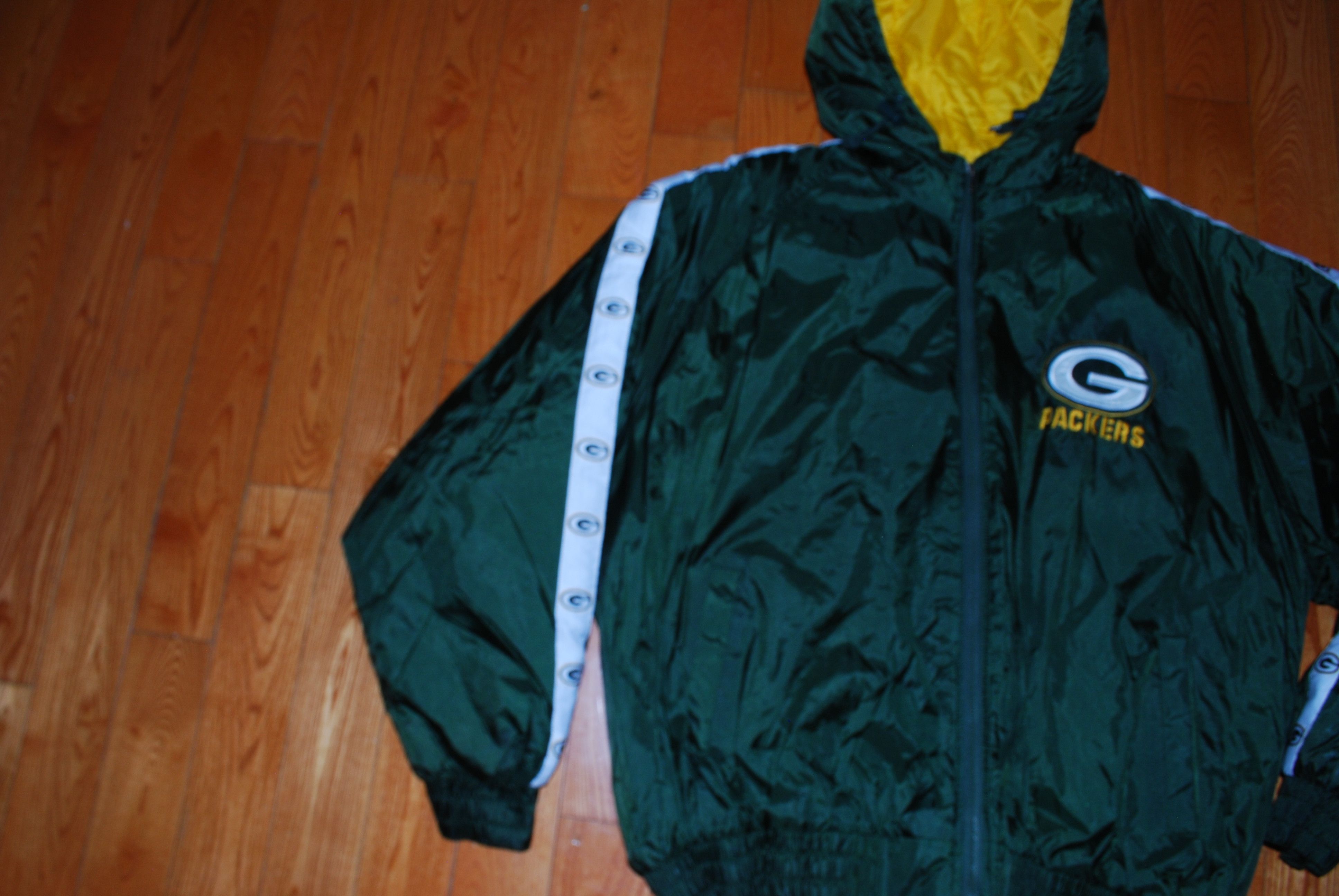 NFL Vintage Game Day Greenbay Packers Puffer Coat from 1990's Size US XXL / EU 58 / 5 - 4 Thumbnail