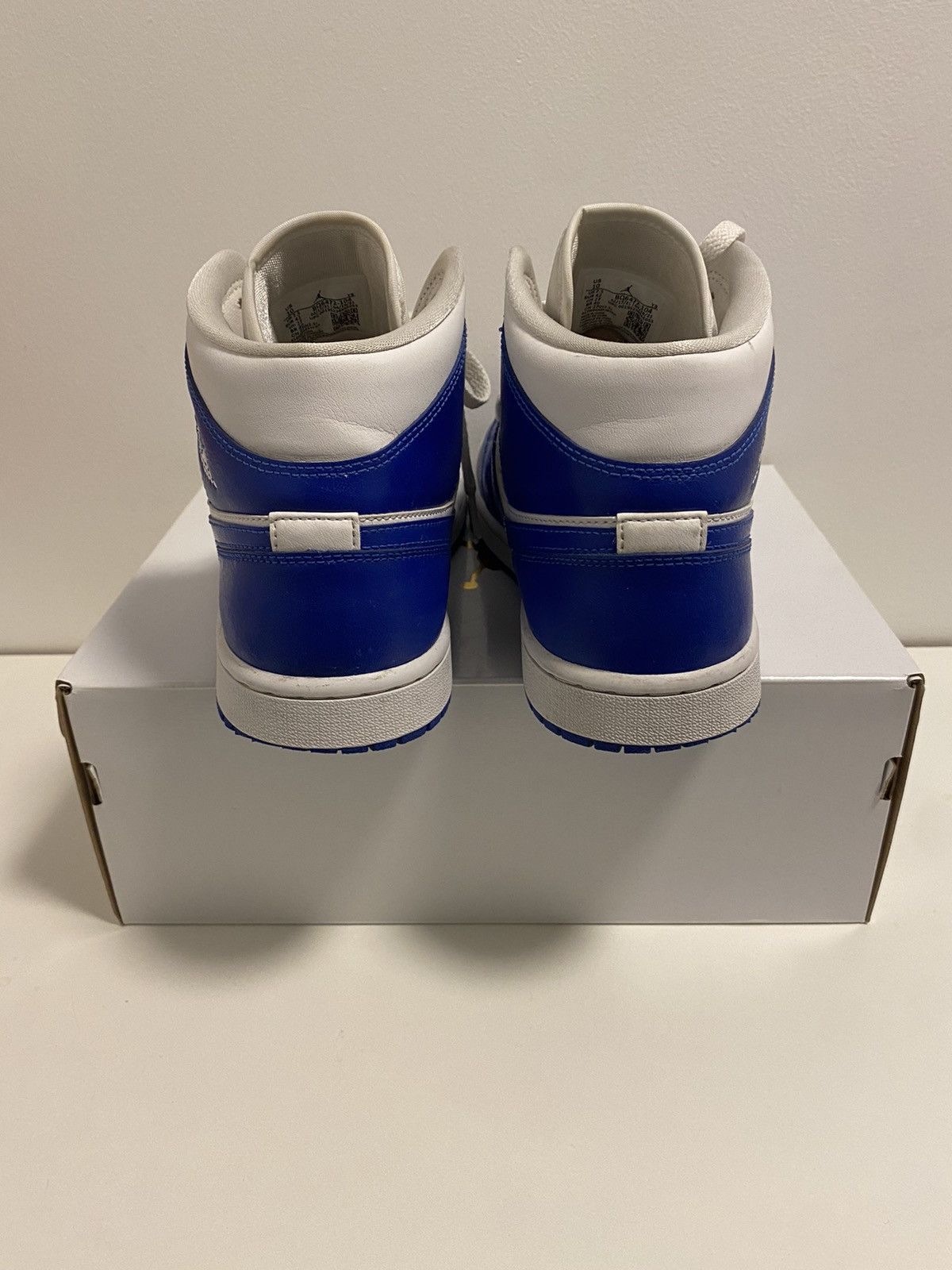 Jordan Brand Jordan 1 Mid Kentucky Blue US 10 Like New Free Shipping Size US 10 / IT 40 - 4 Thumbnail