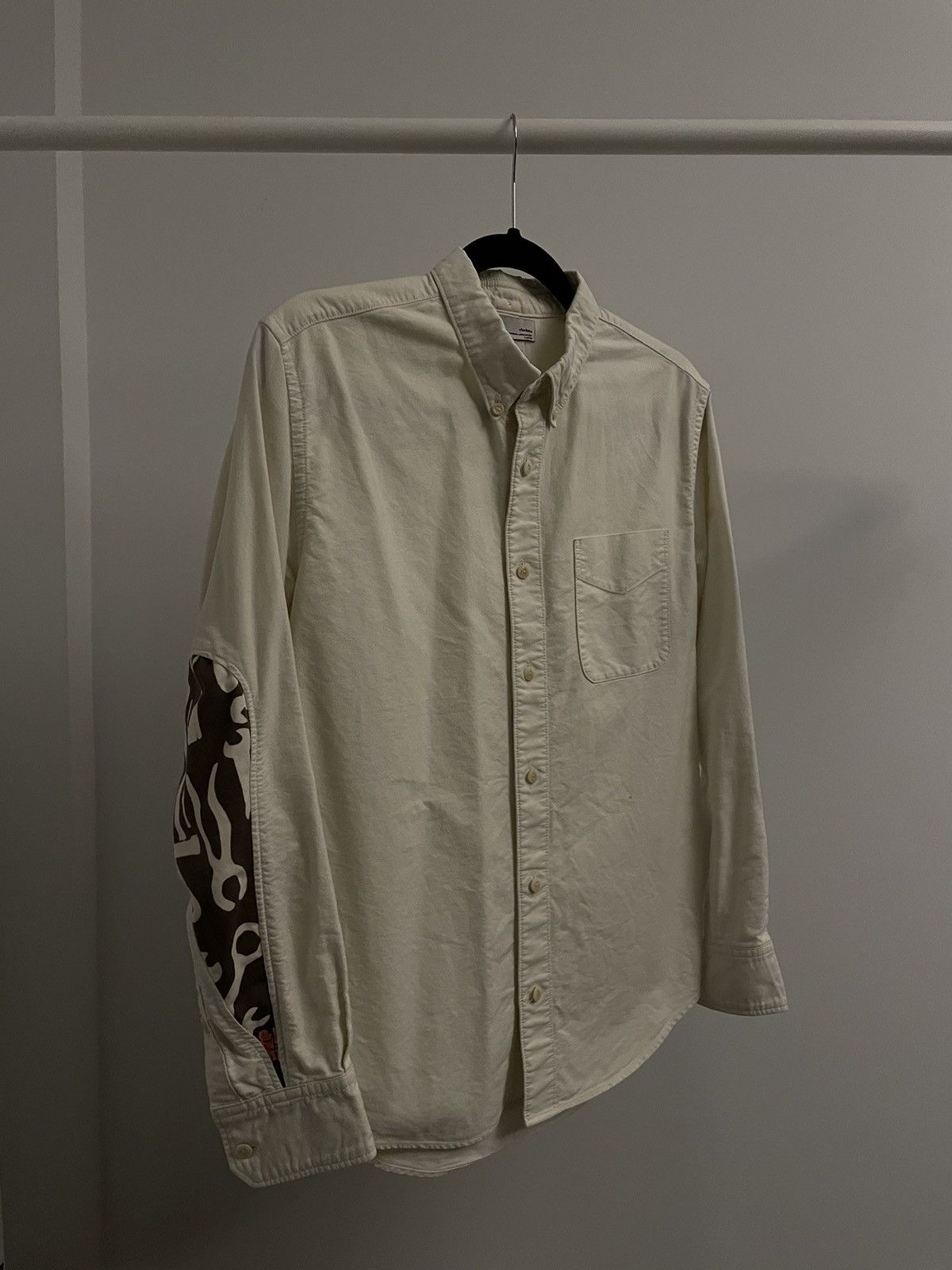 Image of Visvim Albacore Shirt in Beige, Men's (Size Small)