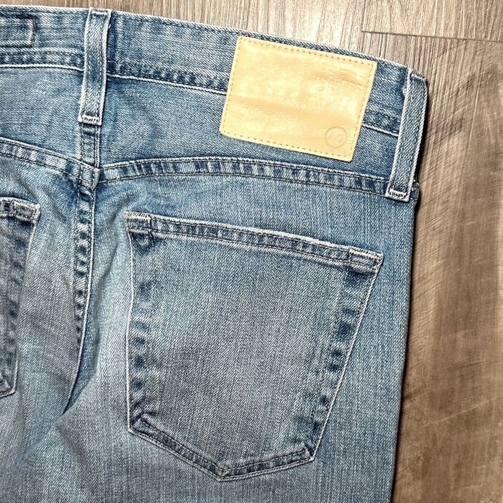 Vintage AG Adriano Goldschmied Tellis Modern Slim Jeans Men 28 Regular Blue 34 Inseam 34 28x34 Size US 28 / EU 44 - 5 Thumbnail