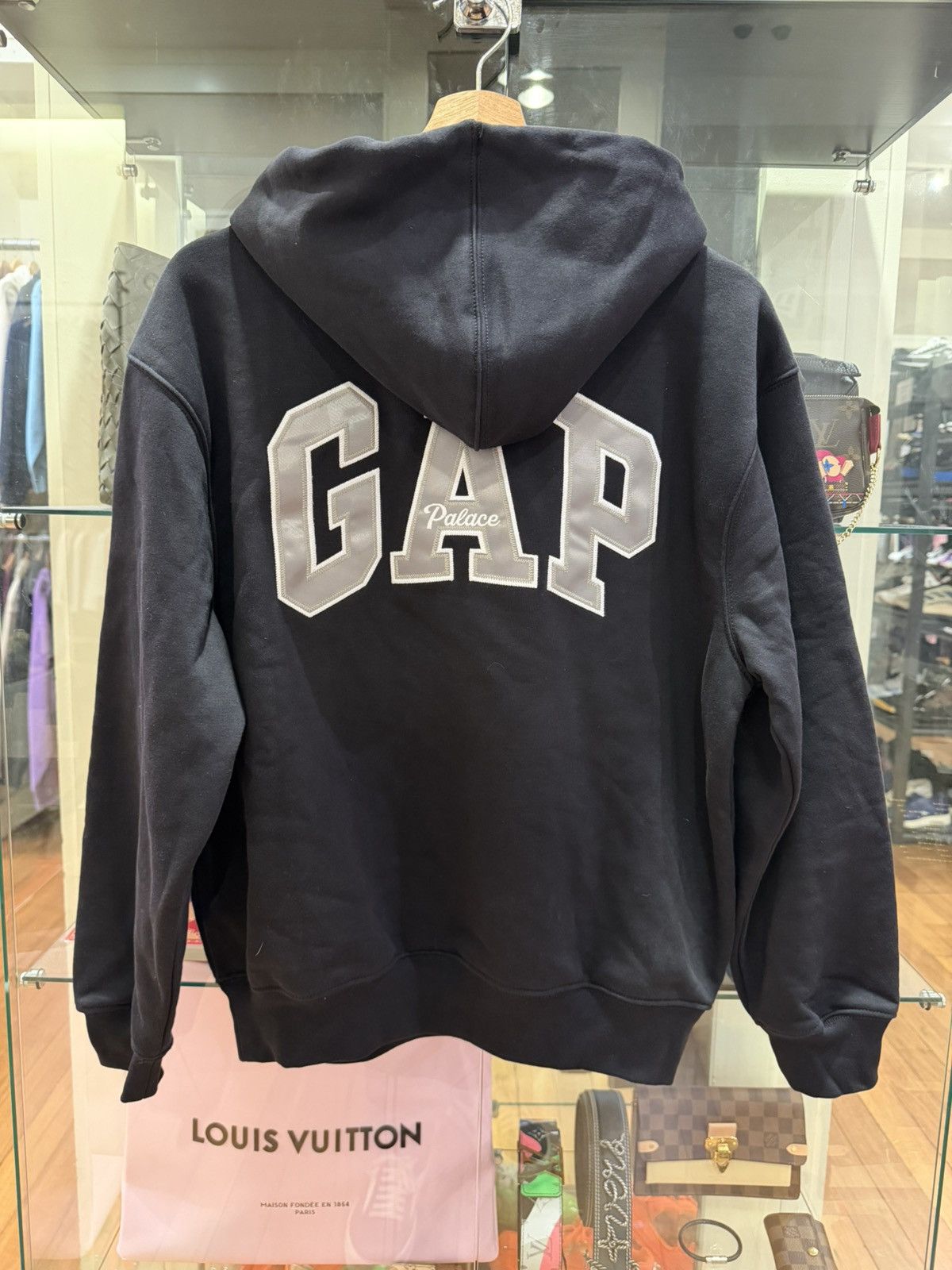 Palace Palace Gap Hoodie - Black Size US XS / EU 42 / 0 - 2 Thumbnail