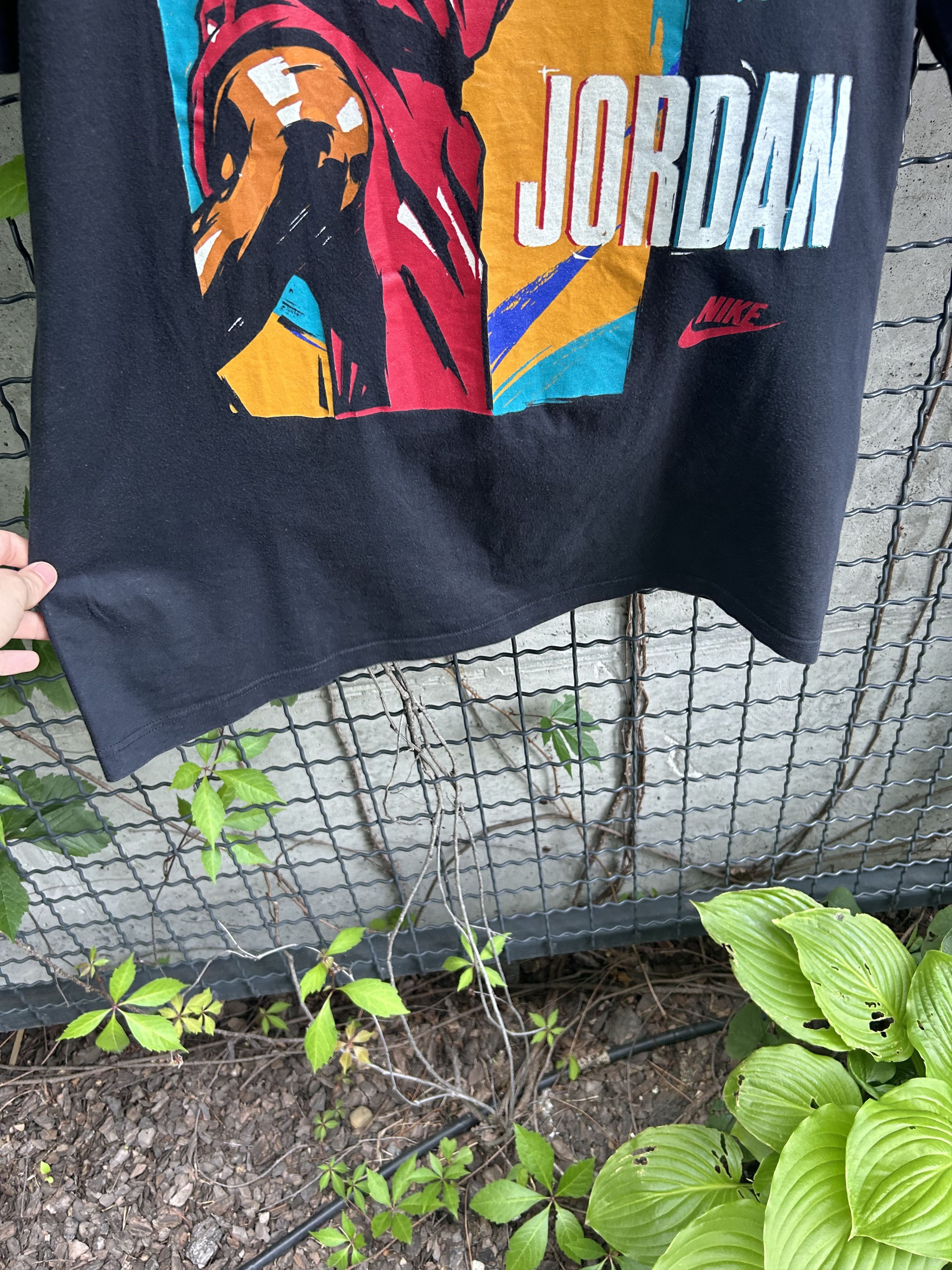 Nike Vintage 90s Nike Air Michael Jordan Streetwear T-shirt Size US XL / EU 56 / 4 - 5 Thumbnail