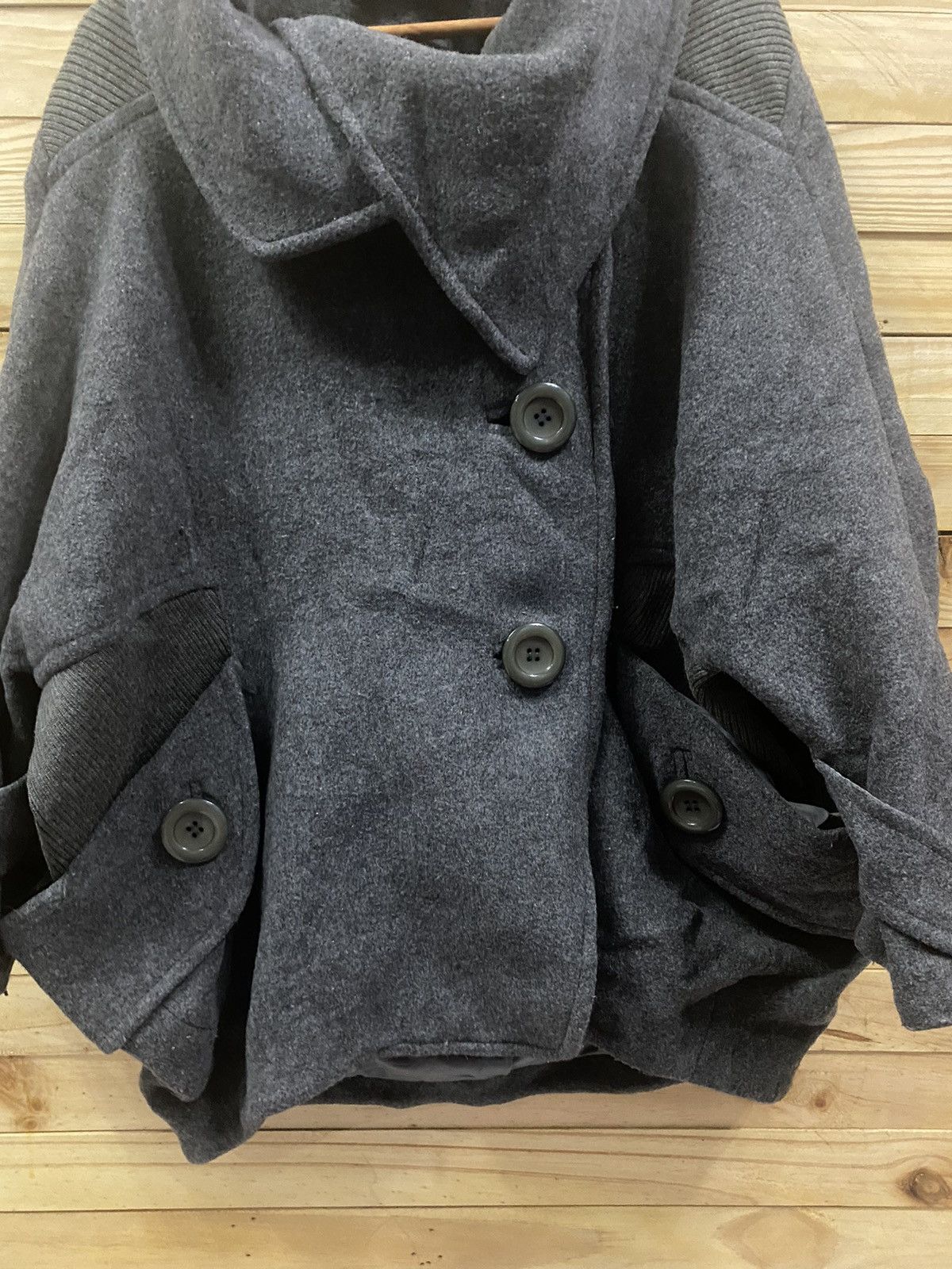 Issey Miyake × Japanese Brand × mercibeaucoup Issey miyake mercibeaucoup wool jacket Size XL / US 12-14 / IT 48-50 - 4 Thumbnail