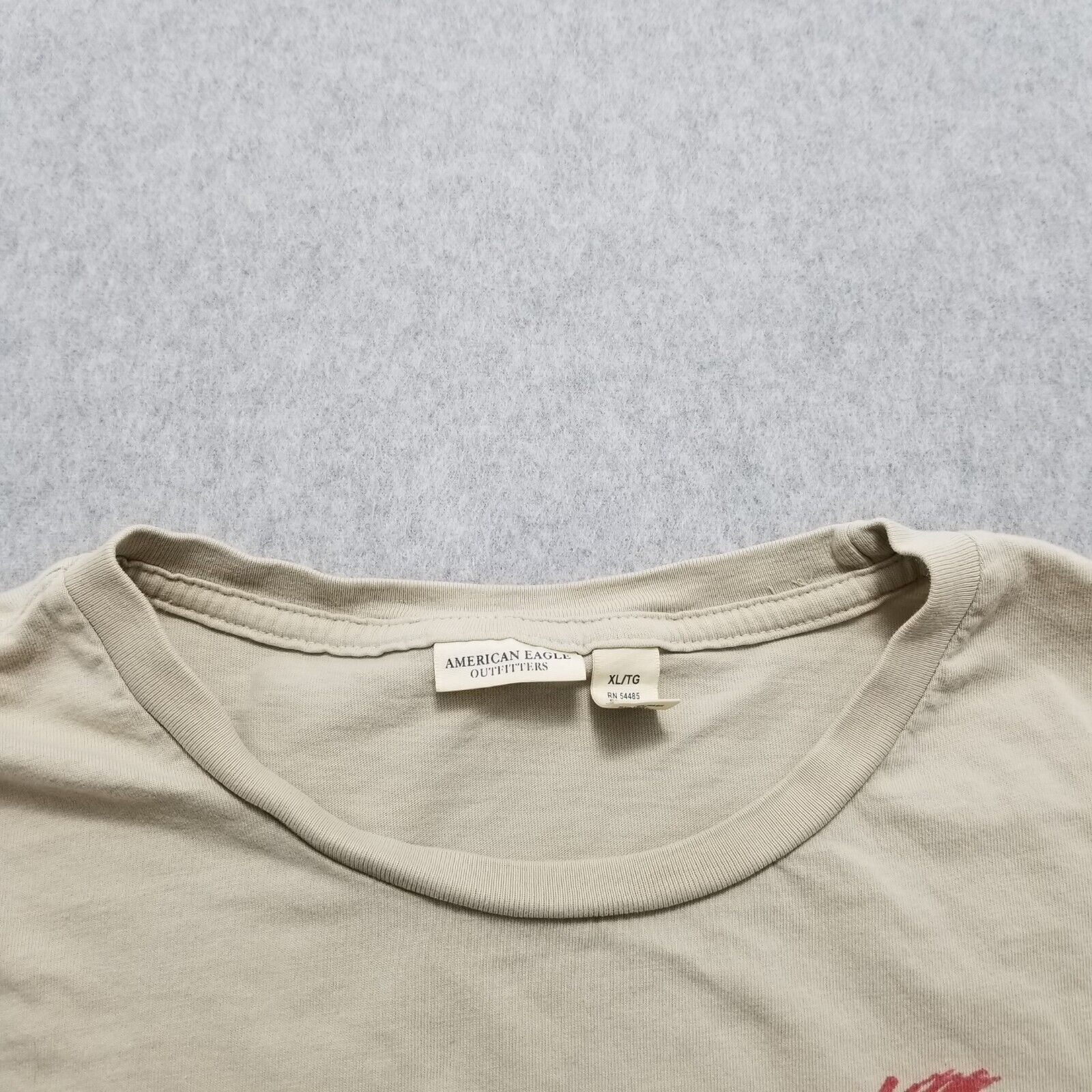 American Eagle Outfitters American Eagle Shirt Womens XL Beige Round Neck Size XL / US 12-14 / IT 48-50 - 5 Thumbnail