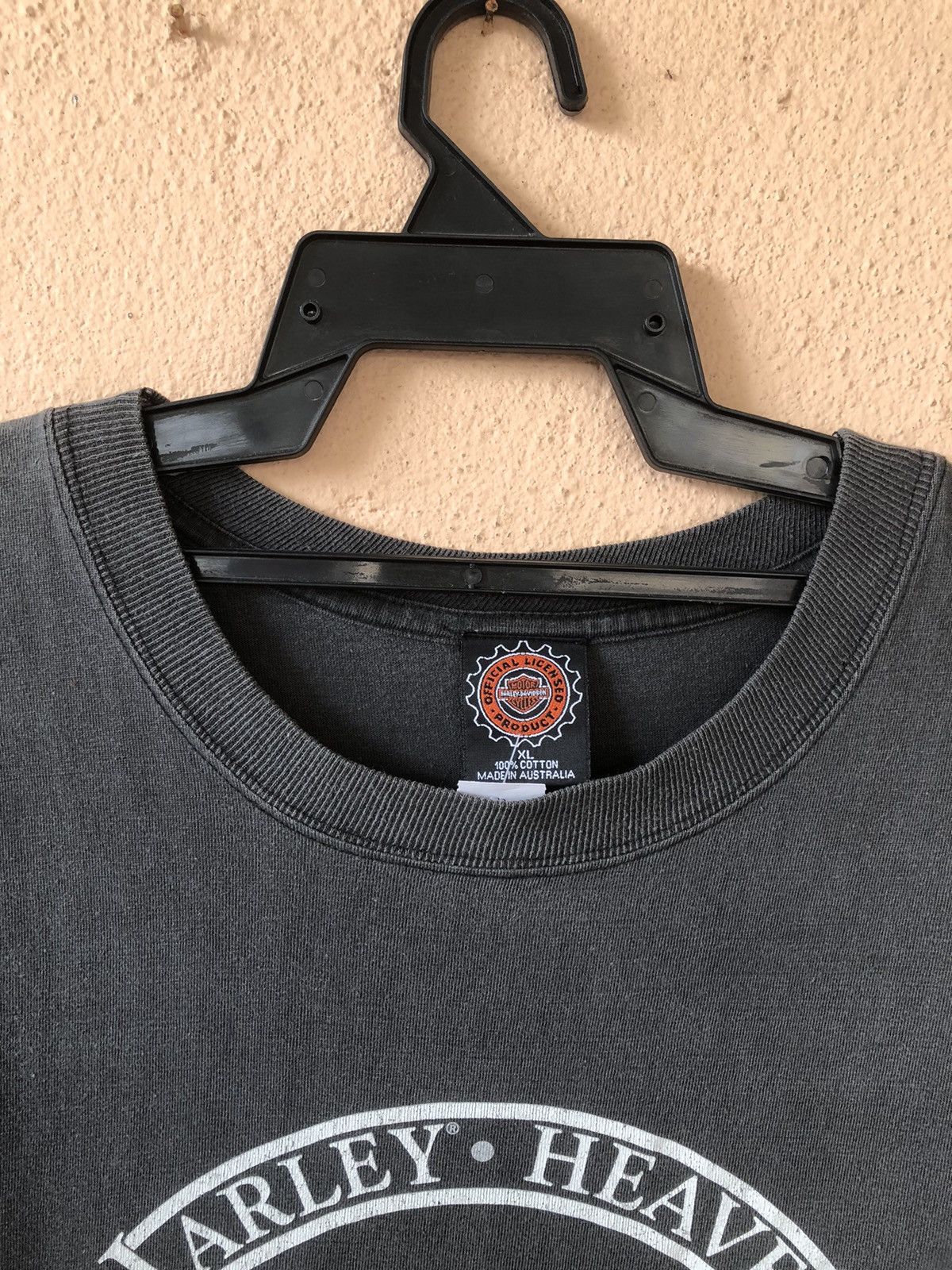 Harley Davidson × Vintage Vintage 90s HARLEY DAVIDSON Eagle Faded Tee Size US XL / EU 56 / 4 - 6 Thumbnail