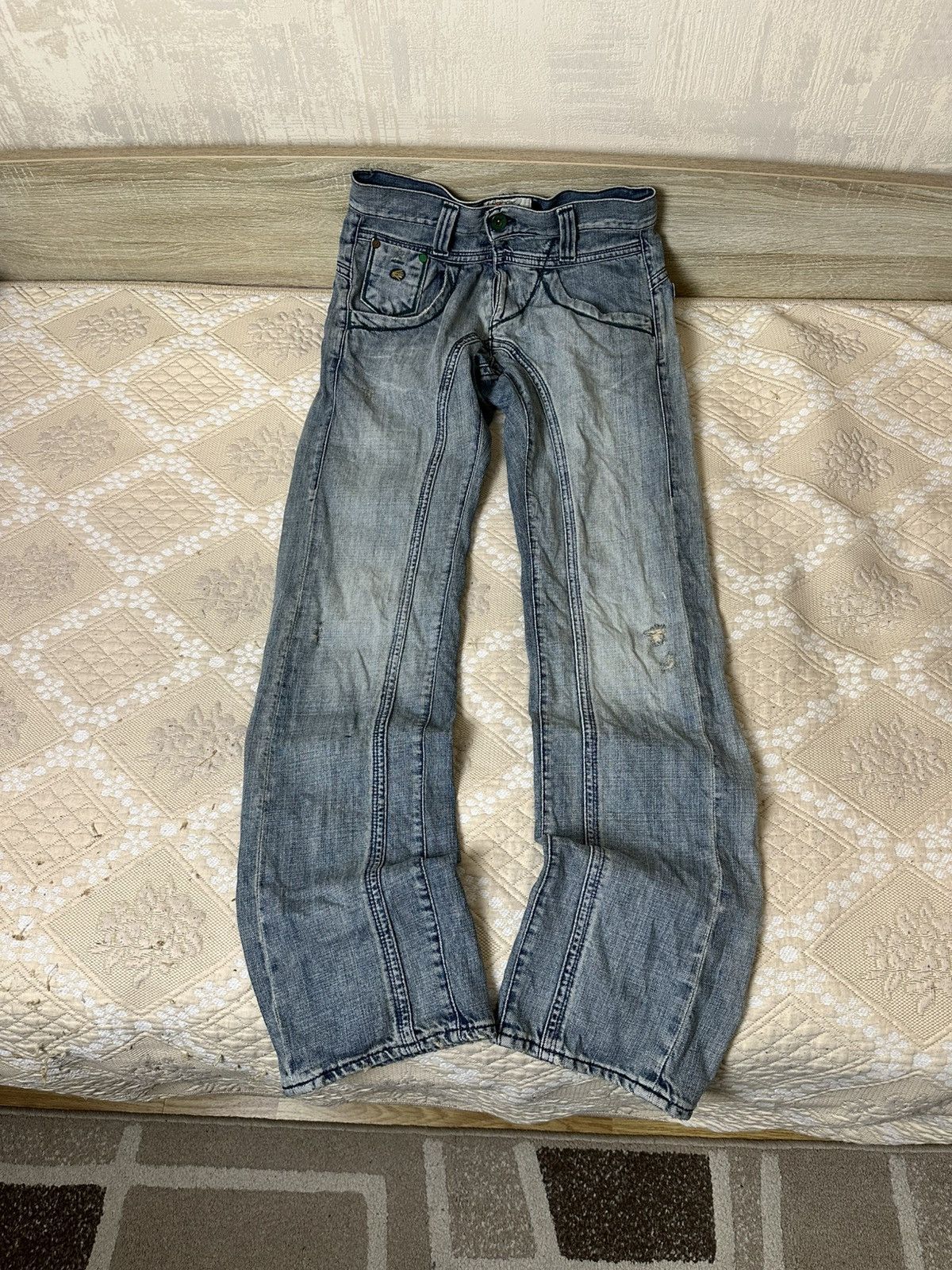 Energie 🔥 Vintage Energie Japan Jeans Mudwash Distressed Denim 30x30 Size US 30 / EU 46 - 2 Thumbnail