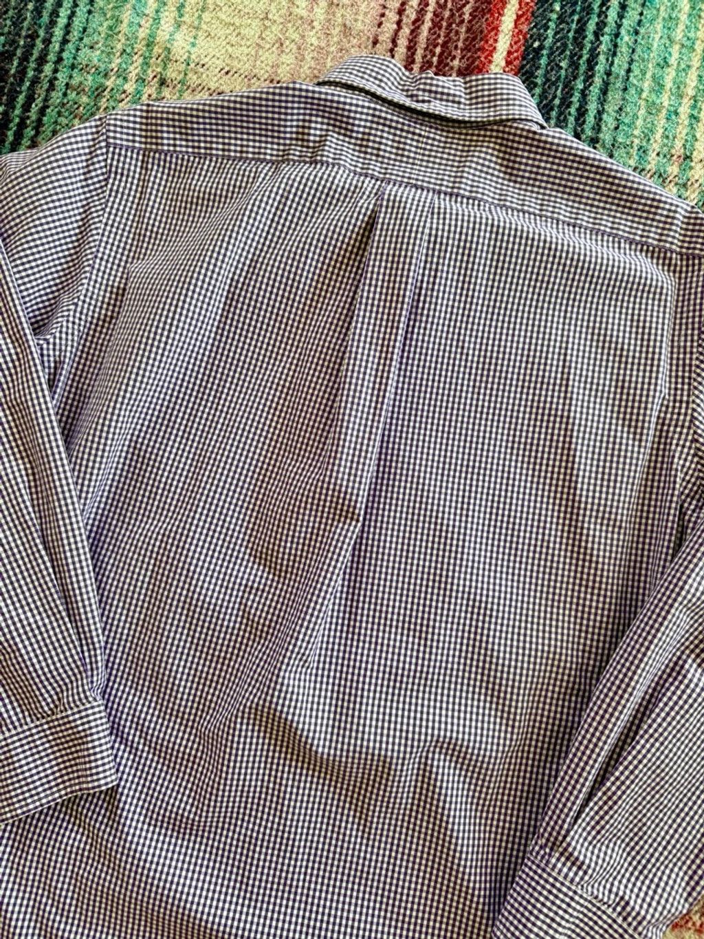 Ralph Lauren Men's Ralph Lauren Button Down Shirt Purple White Gingham M Size US M / EU 48-50 / 2 - 4 Thumbnail