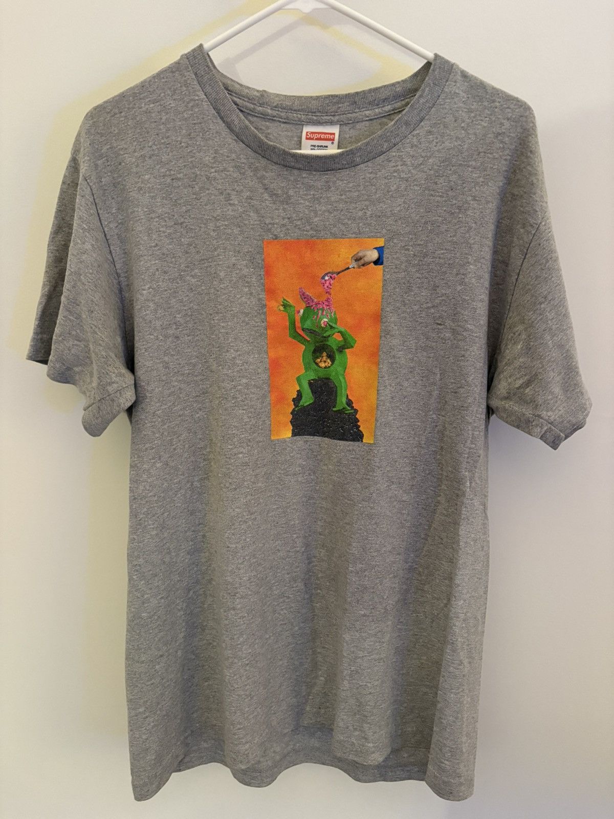 Supreme Supreme Mike Hill “Brains” Tee (Heather Grey) – SS17 Size US M / EU 48-50 / 2 - 1 Thumbnail