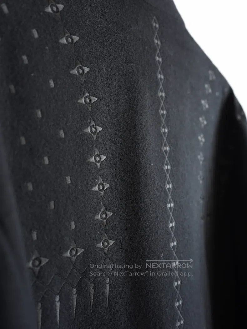 Yohji Yamamoto Yohji Yamamoto Full-Back Embroidered Long Coat Size US S / EU 44-46 / 1 - 8 Thumbnail