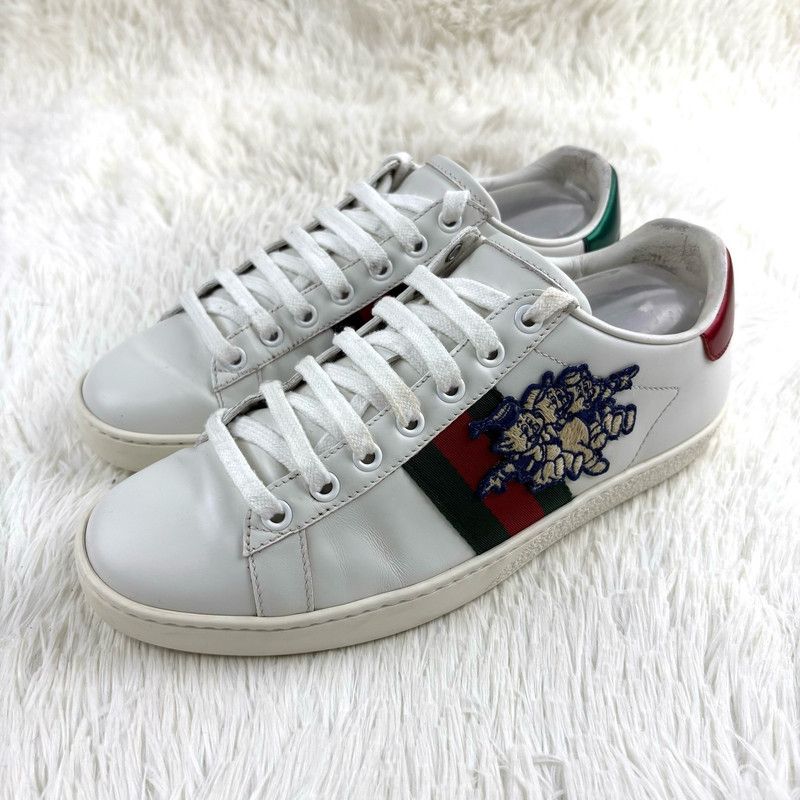 Gucci Gucci Women's Ace Three Little Pigs Sneakers 0079 Size US 7.5 / EU 40-41 - 1 Thumbnail