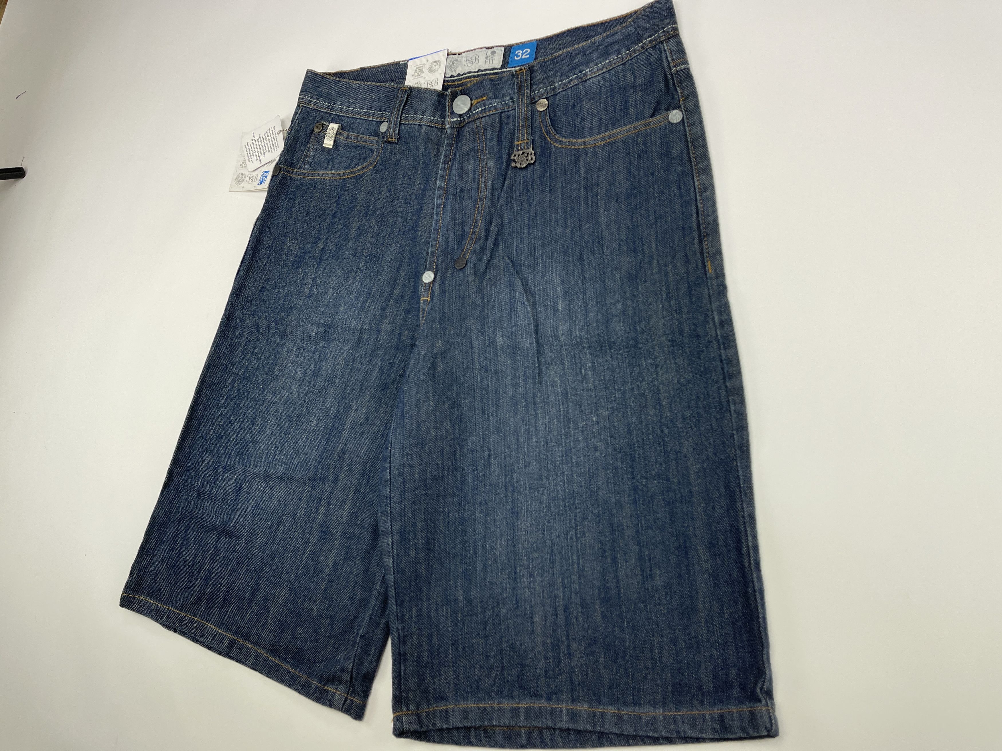 Vintage Mass DNM jeans shorts, vintage hip hop, 90s, skater, size 32 Size US 32 / EU 48 - 8 Thumbnail