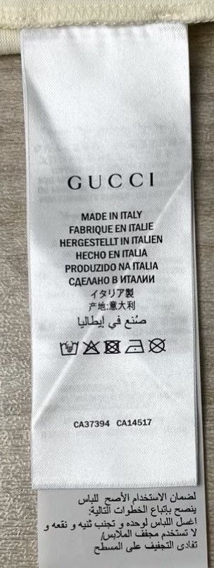 Gucci Gucci White Cat Mask Print T-shirt K12 Size US S / EU 44-46 / 1 - 7 Thumbnail