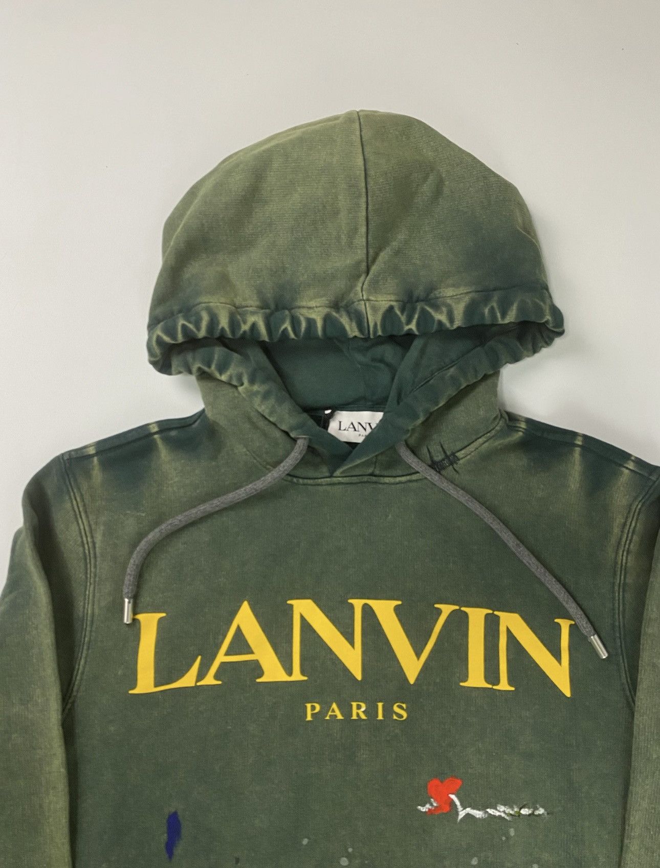 Gallery Dept. × Lanvin *Rare* Lanvin x Gallery Dept Green Hoodie Size US XL / EU 56 / 4 - 2 Thumbnail