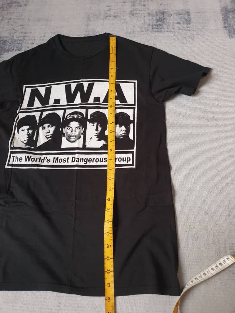 Japanese Brand Nwa Rappers black colour shirt Size US S / EU 44-46 / 1 - 3 Thumbnail
