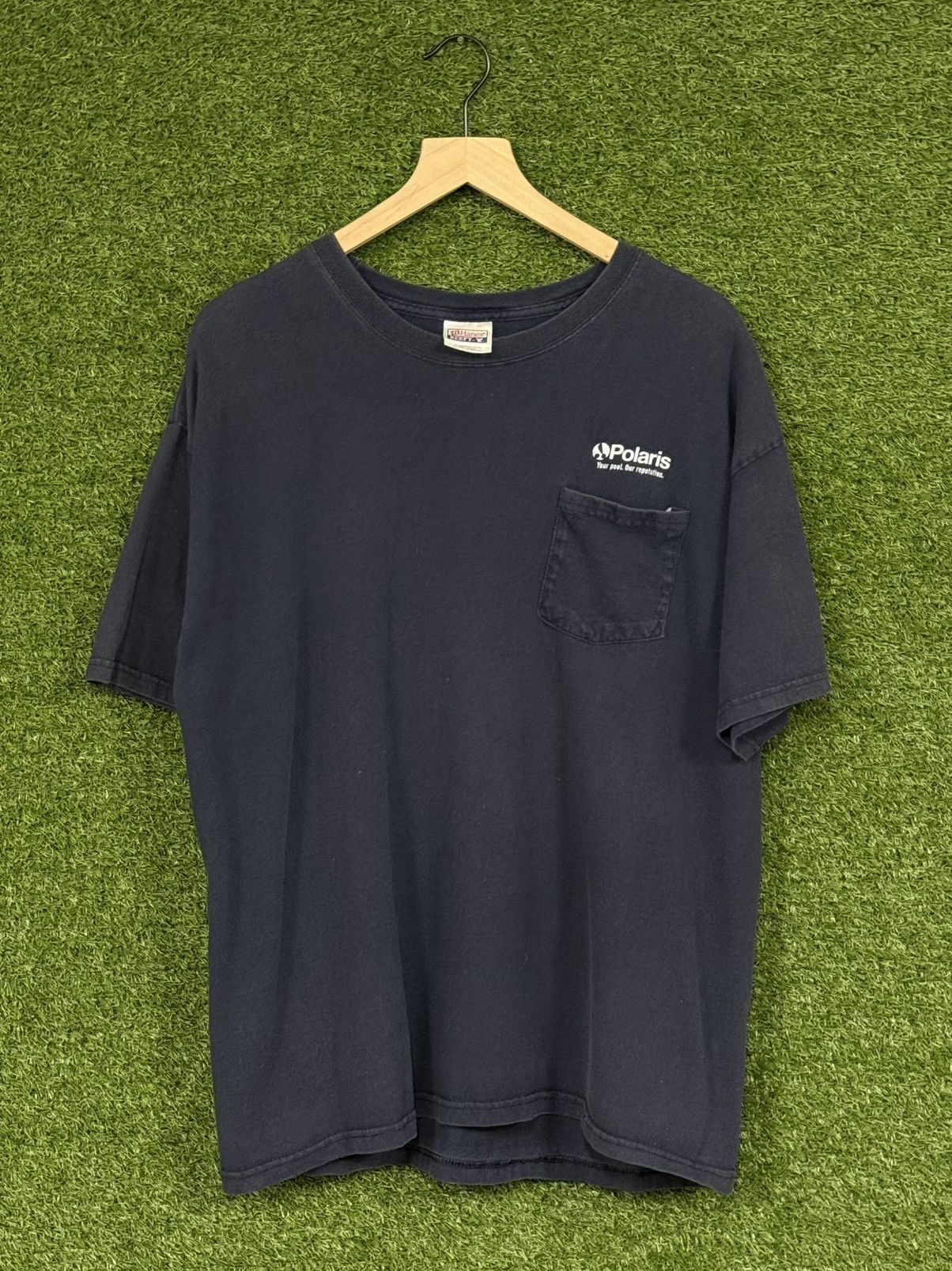 Vintage Vintage Hanes Beefy Polaris Pool Supply Pocket Heavyweight Size US XL / EU 56 / 4 - 1 Thumbnail