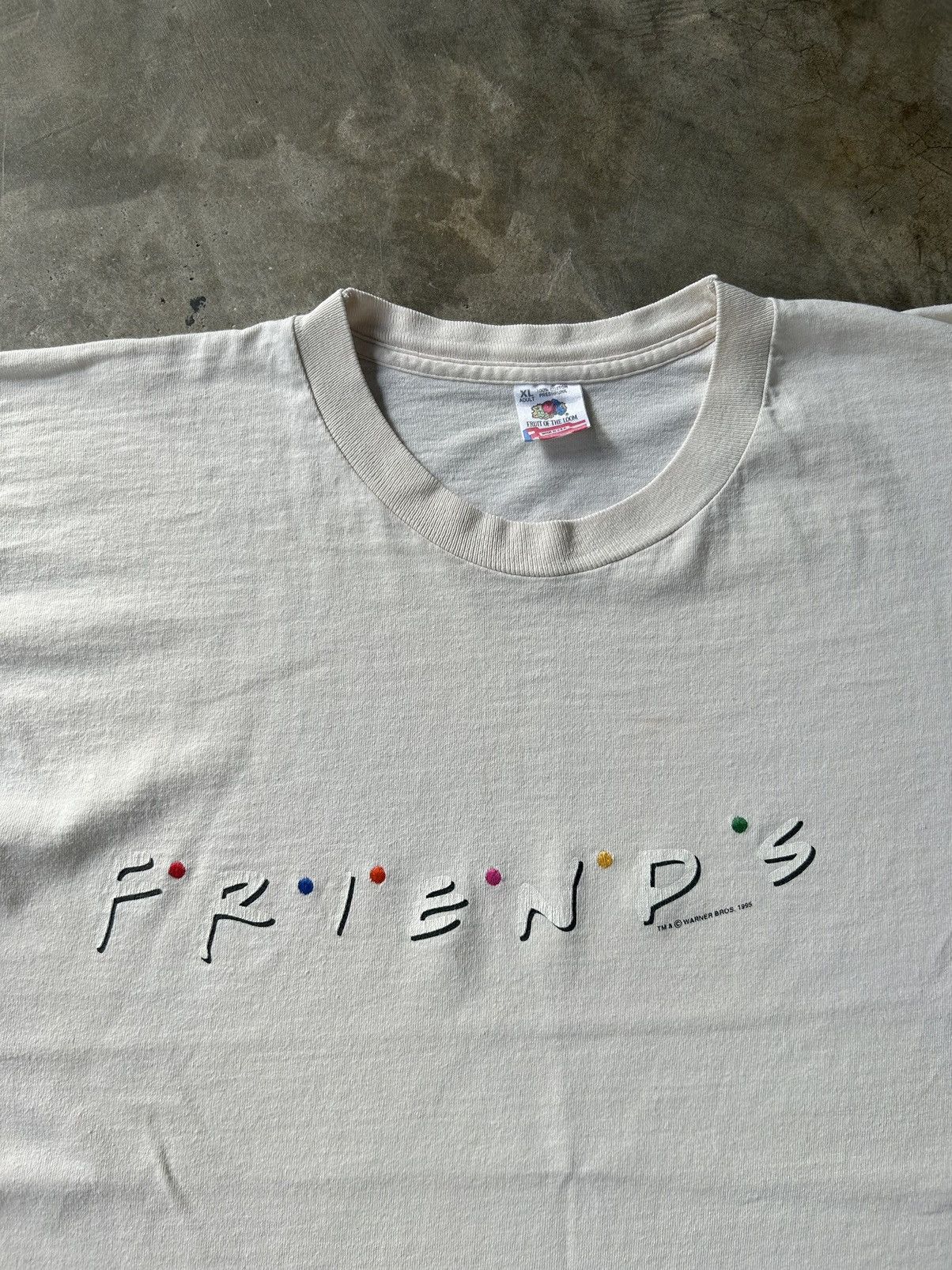 Vintage Rare Vintage FRIENDS Series 1995 Promo tee Size US XL / EU 56 / 4 - 3 Thumbnail
