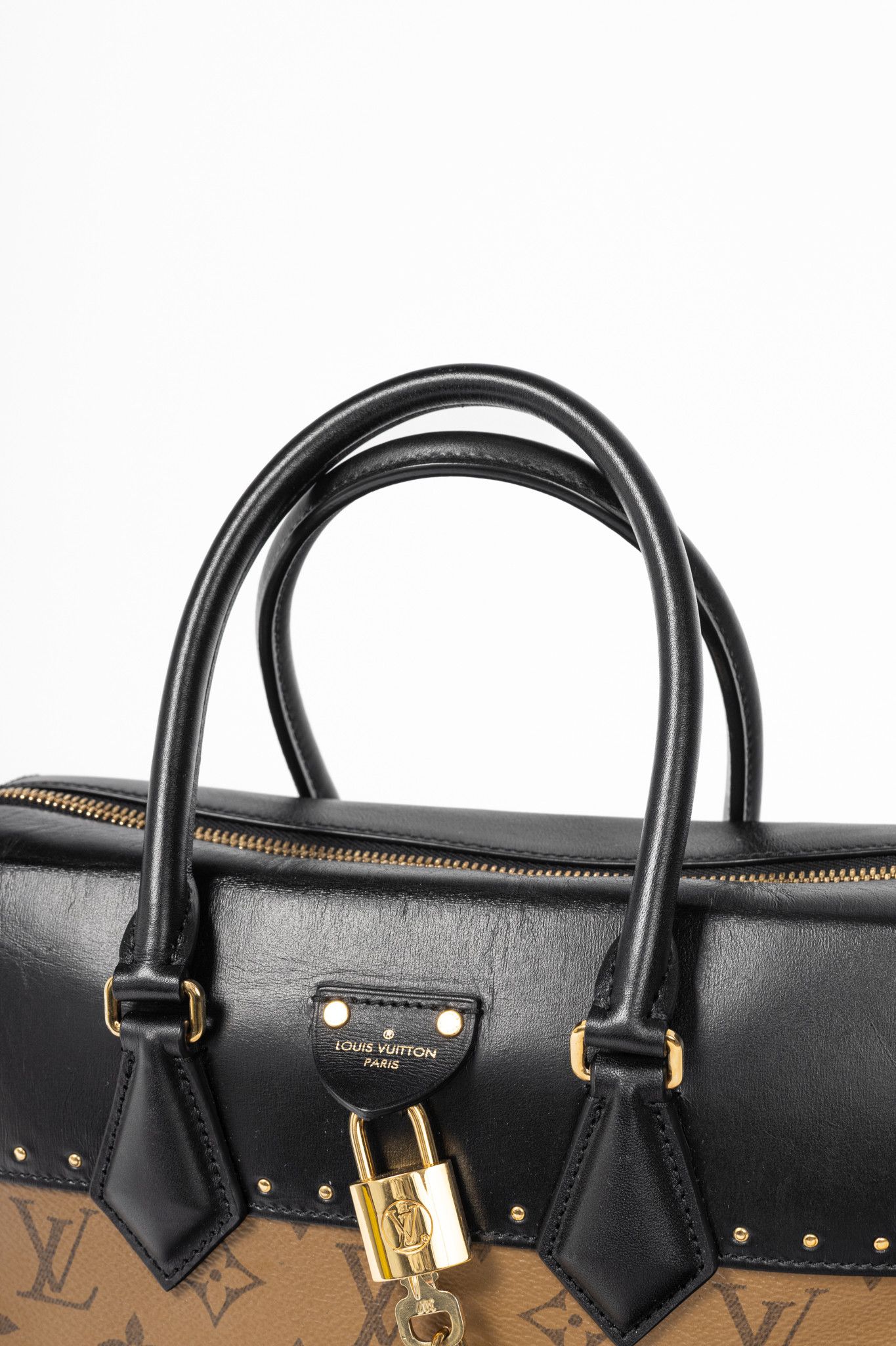 Louis Vuitton Louis Vuitton City Malle MM Monogram Reverse Handbag Size ONE SIZE - 7 Thumbnail
