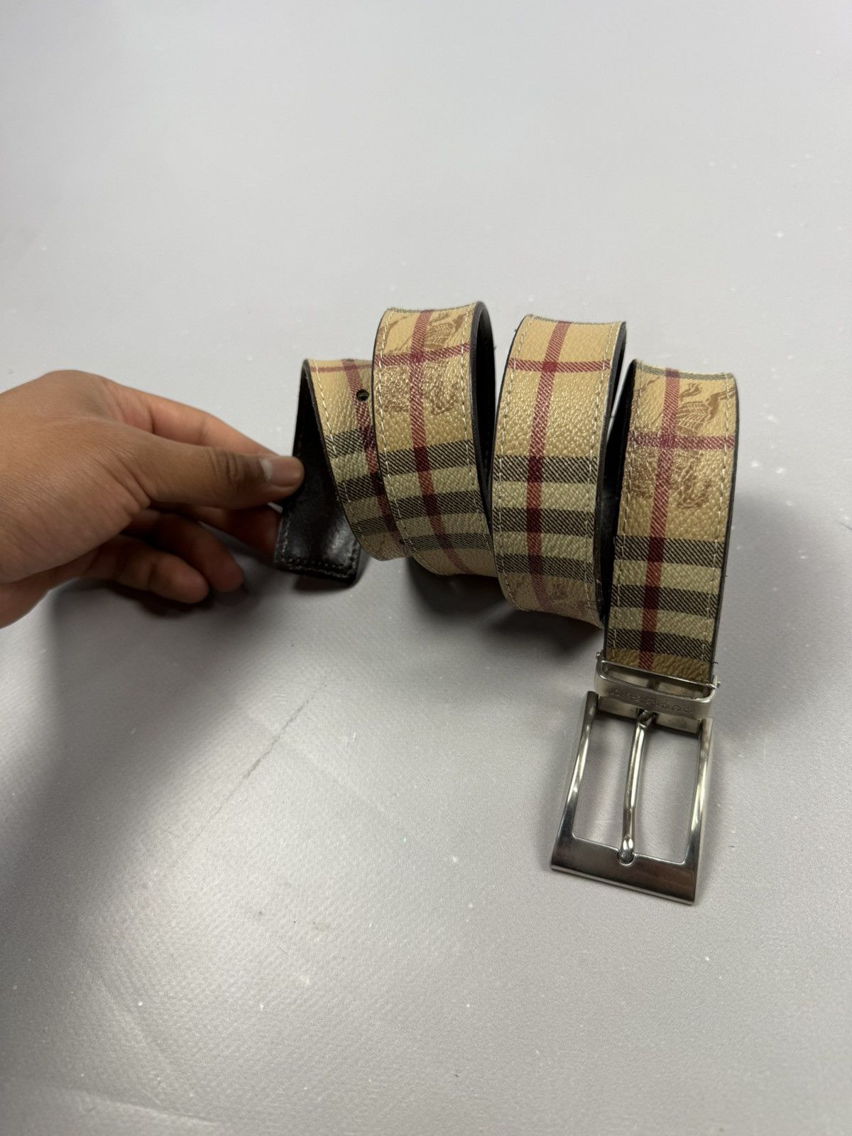 Burberry Burberry belt classic novachek leather iconic model size 105 Size ONE SIZE - 3 Thumbnail