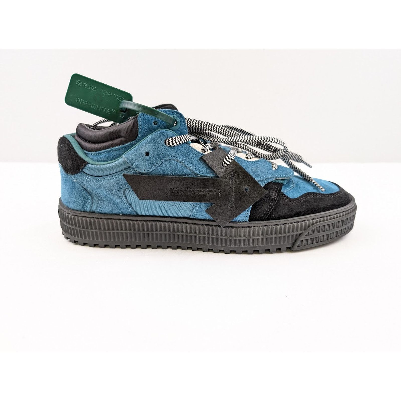 Off-White o1rshd1 Floating Arrow Suede Sneakers in Multicolor Size US 12 / EU 45 - 3 Thumbnail