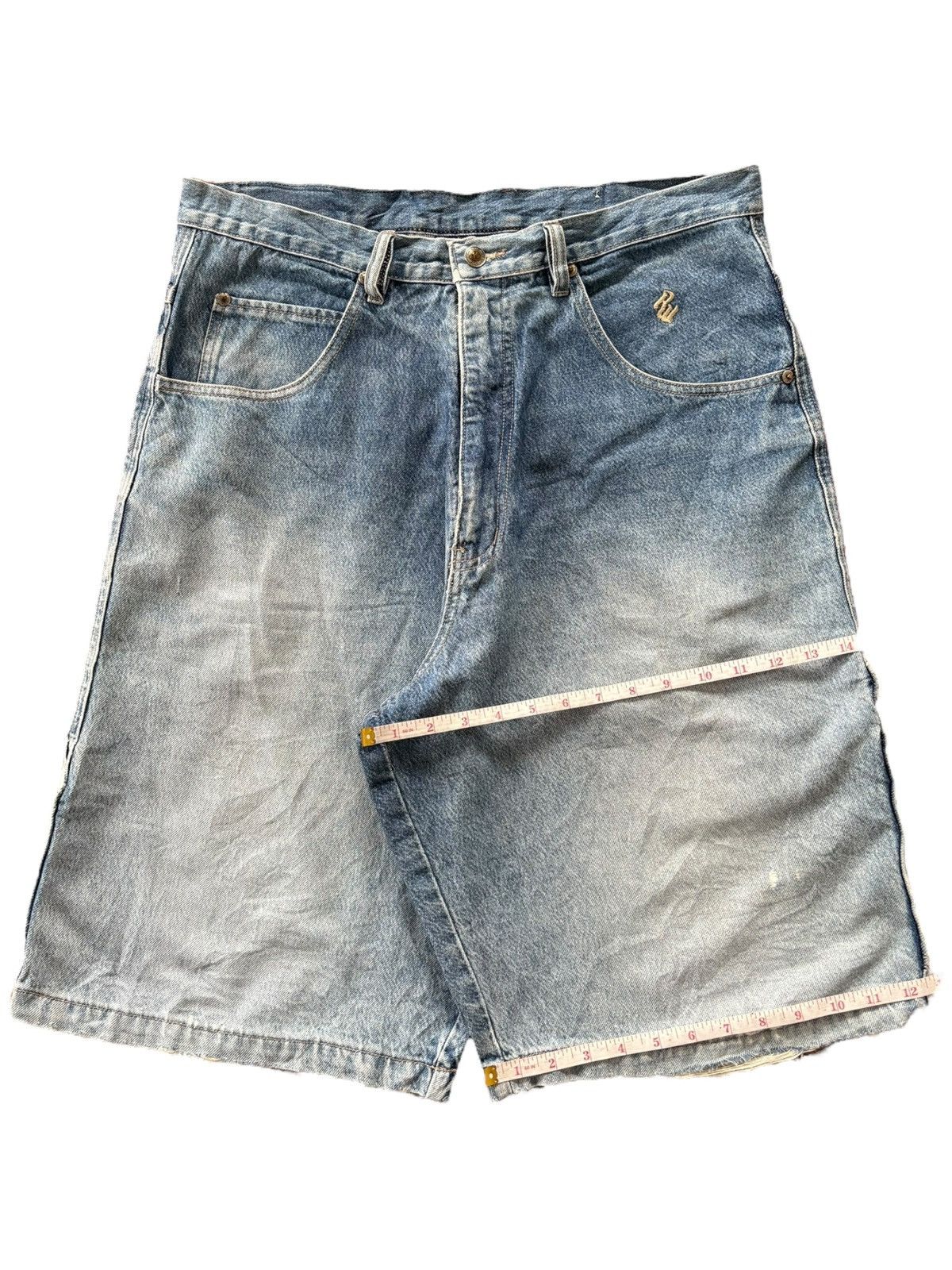 Rocawear Vintage Rocawear Carpenter Distress Baggy Jeans Size US 35 - 7 Thumbnail