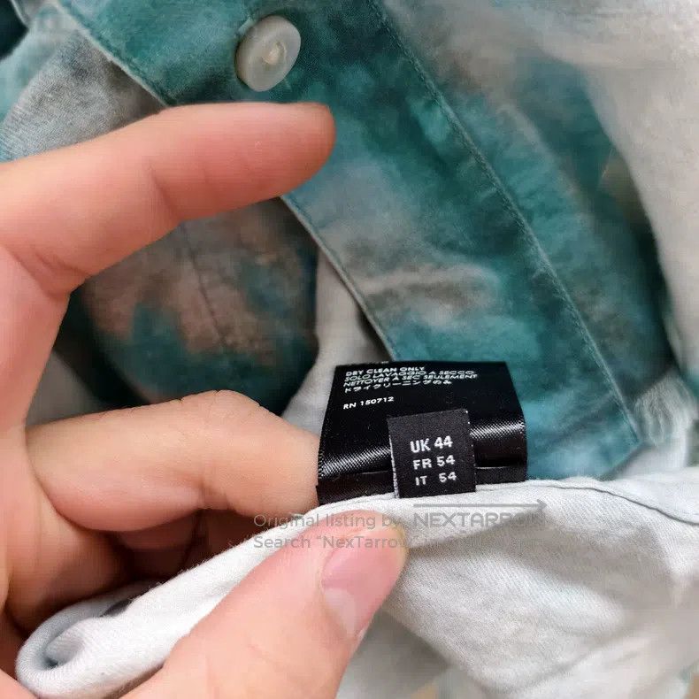 Amiri Amiri Size XXL Dyed green plaid shirt Size US XXL / EU 58 / 5 - 5 Thumbnail
