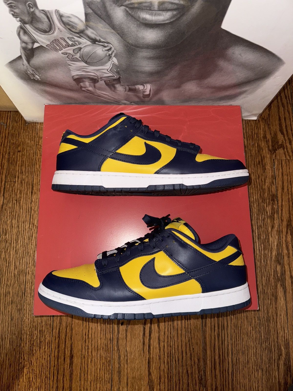 image of Nike Dunk Low Shoes in Navy, Men's (Size 13)
